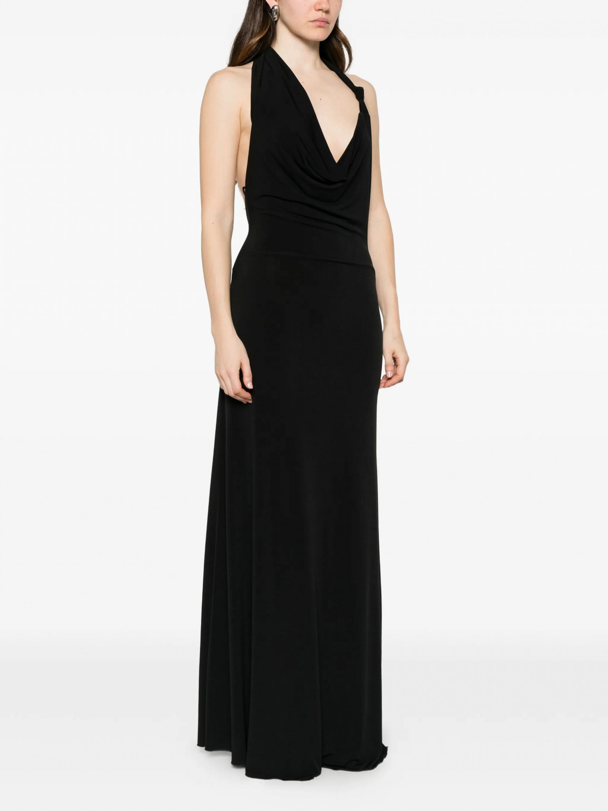 KNOT DRESS NORAH BLACK VINYL #01299 ANIYE BY Vestiti 185243