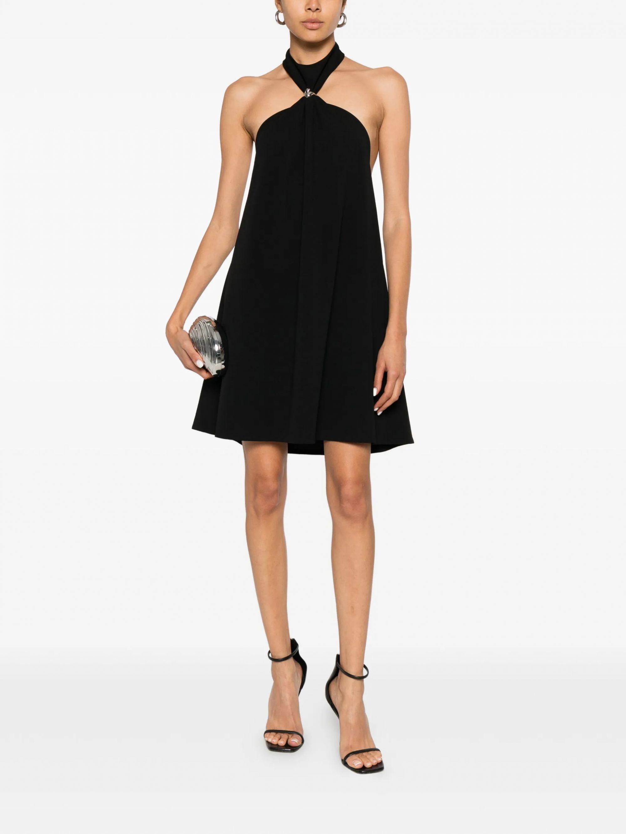 TURTLE DRESS SHANA BLACK #00336 ANIYE BY Vestiti 185023