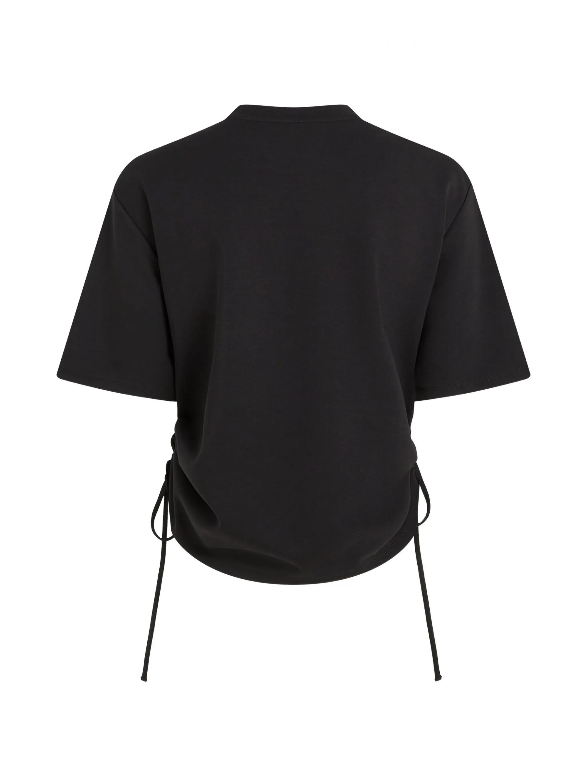 KLJ REG TIE DETAIL TEE BLACK #999 KARL LAGERFELD T-shirt B2W17074999