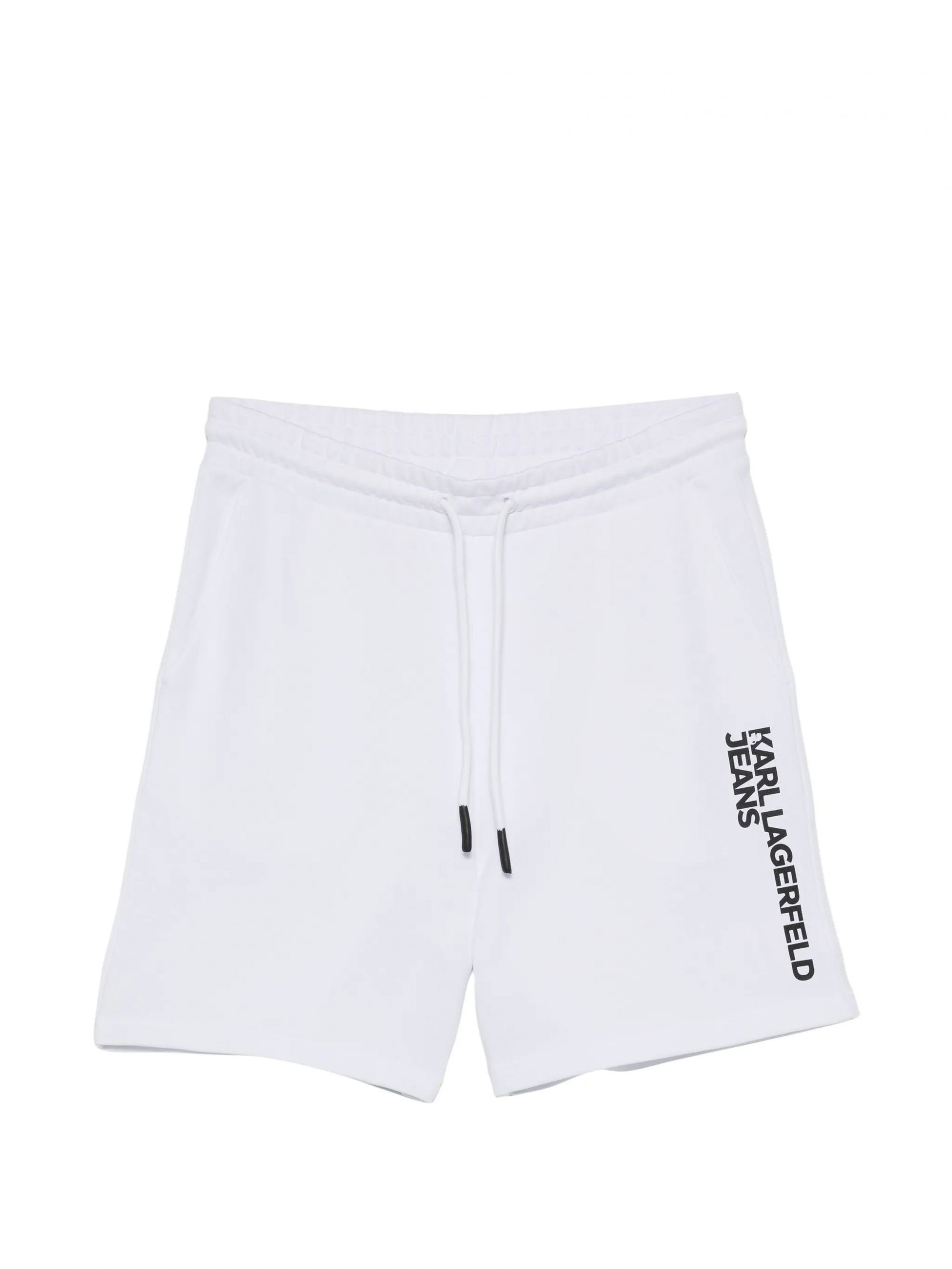 KLJ TEXT LOGO SWEATSHORT WHITE #100 KARL LAGERFELD Shorts A2M10166100