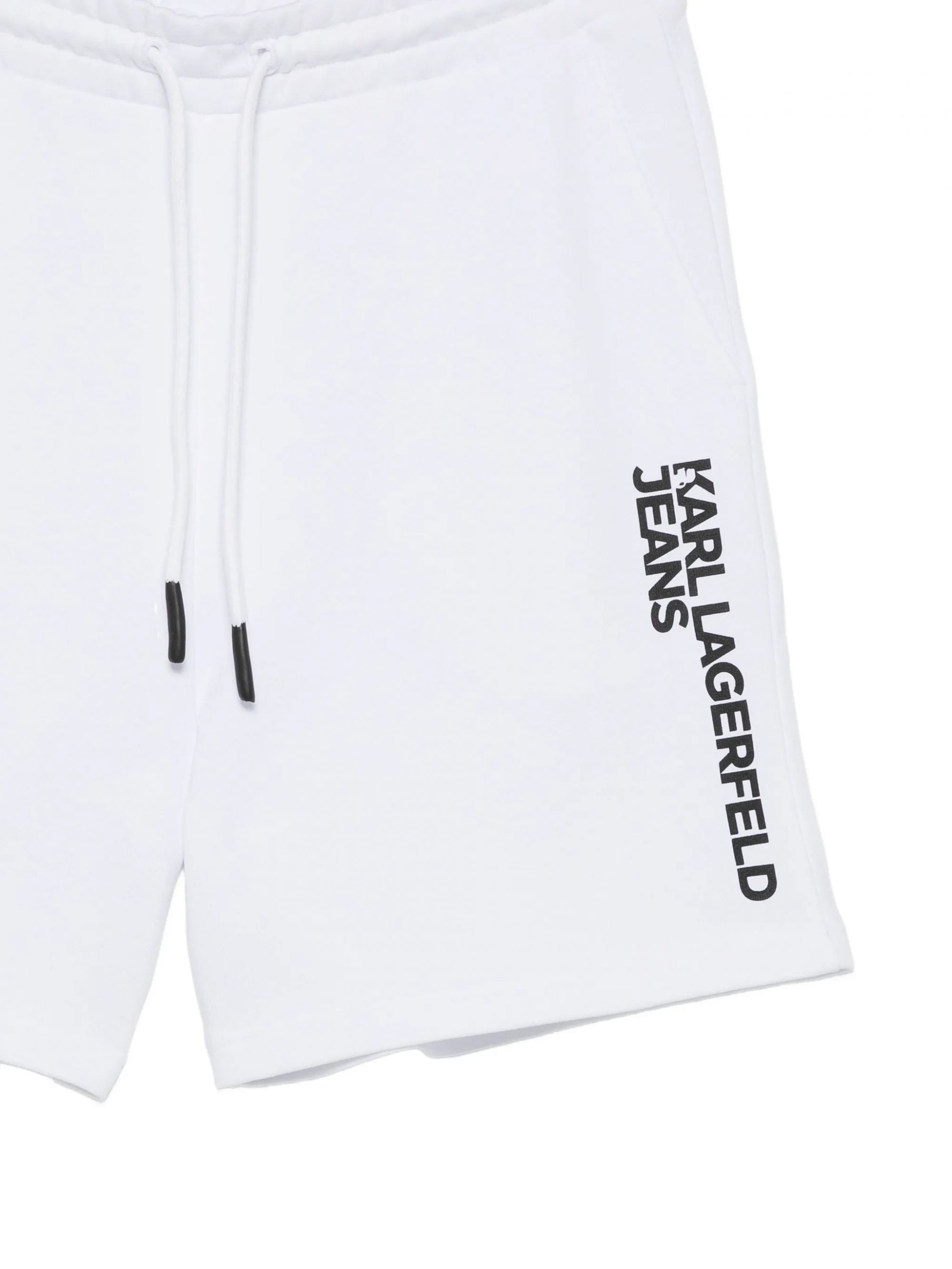 KLJ TEXT LOGO SWEATSHORT WHITE #100 KARL LAGERFELD Shorts A2M10166100