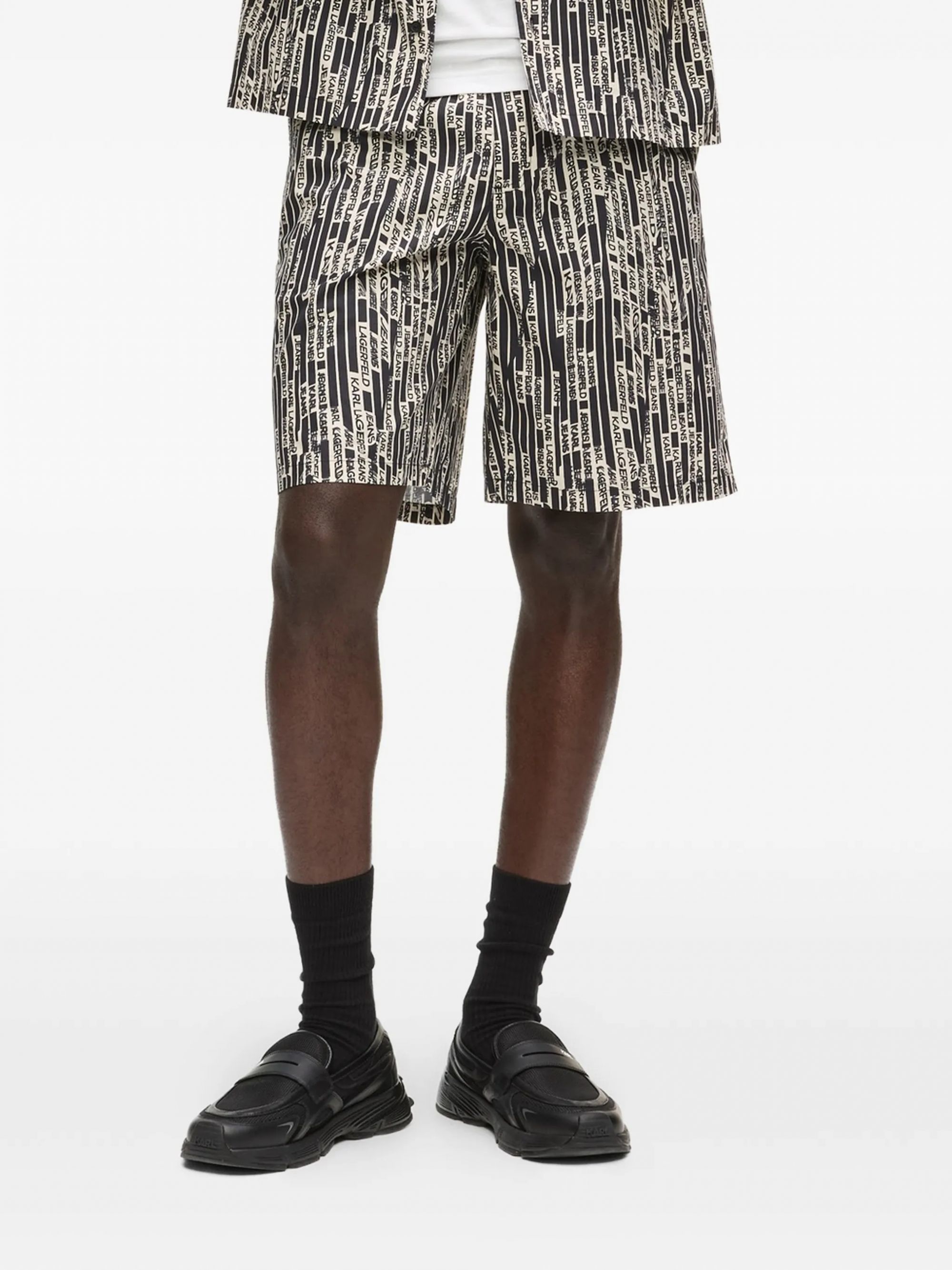 KLJ AOP SHORT LINEAR LOGO AOP #1IJ KARL LAGERFELD Shorts B2M100531IJ