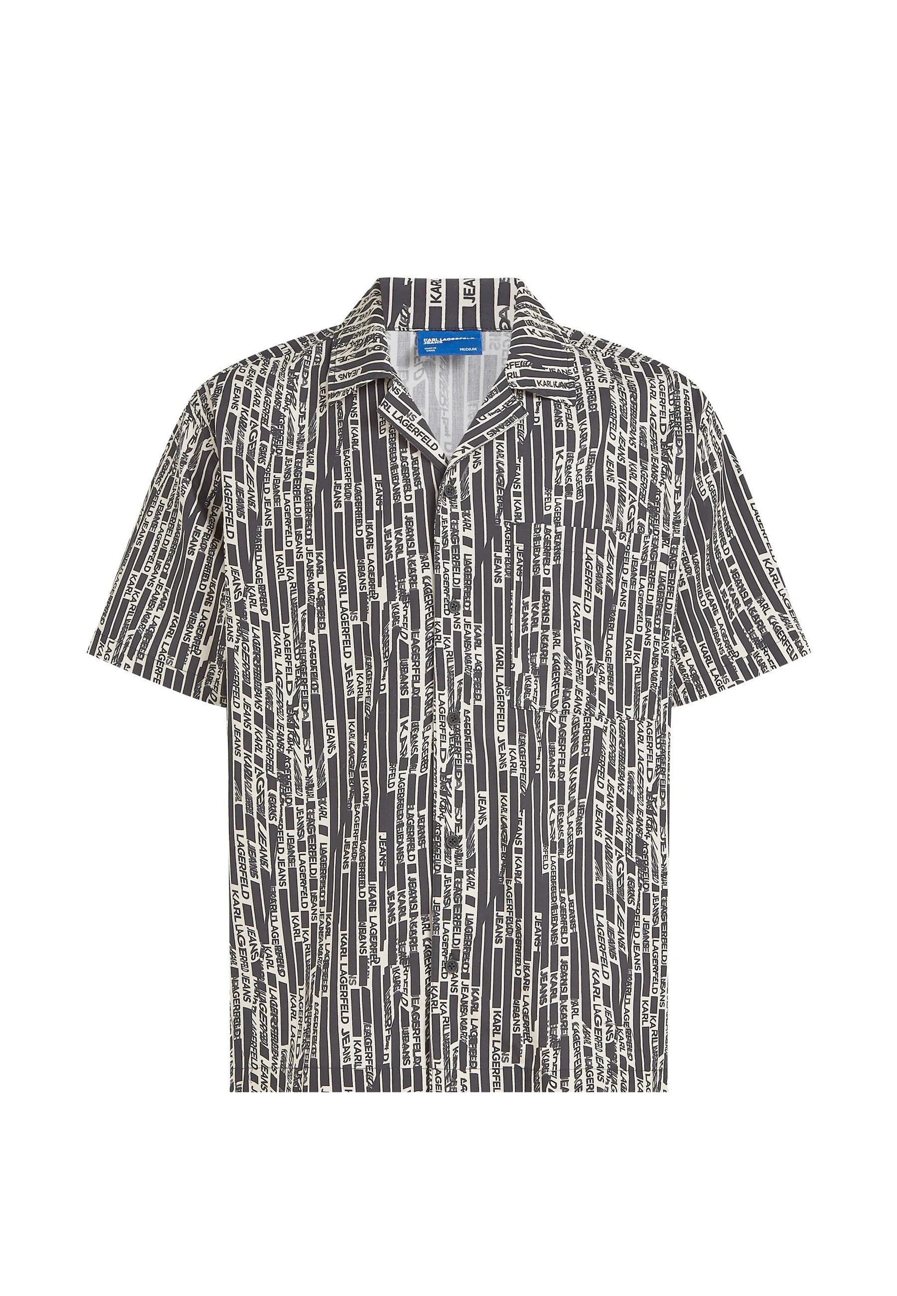 KLJ SS AOP SHIRT LINEAR LOGO AOP #1IJ KARL LAGERFELD Camicie B2M160111IJ