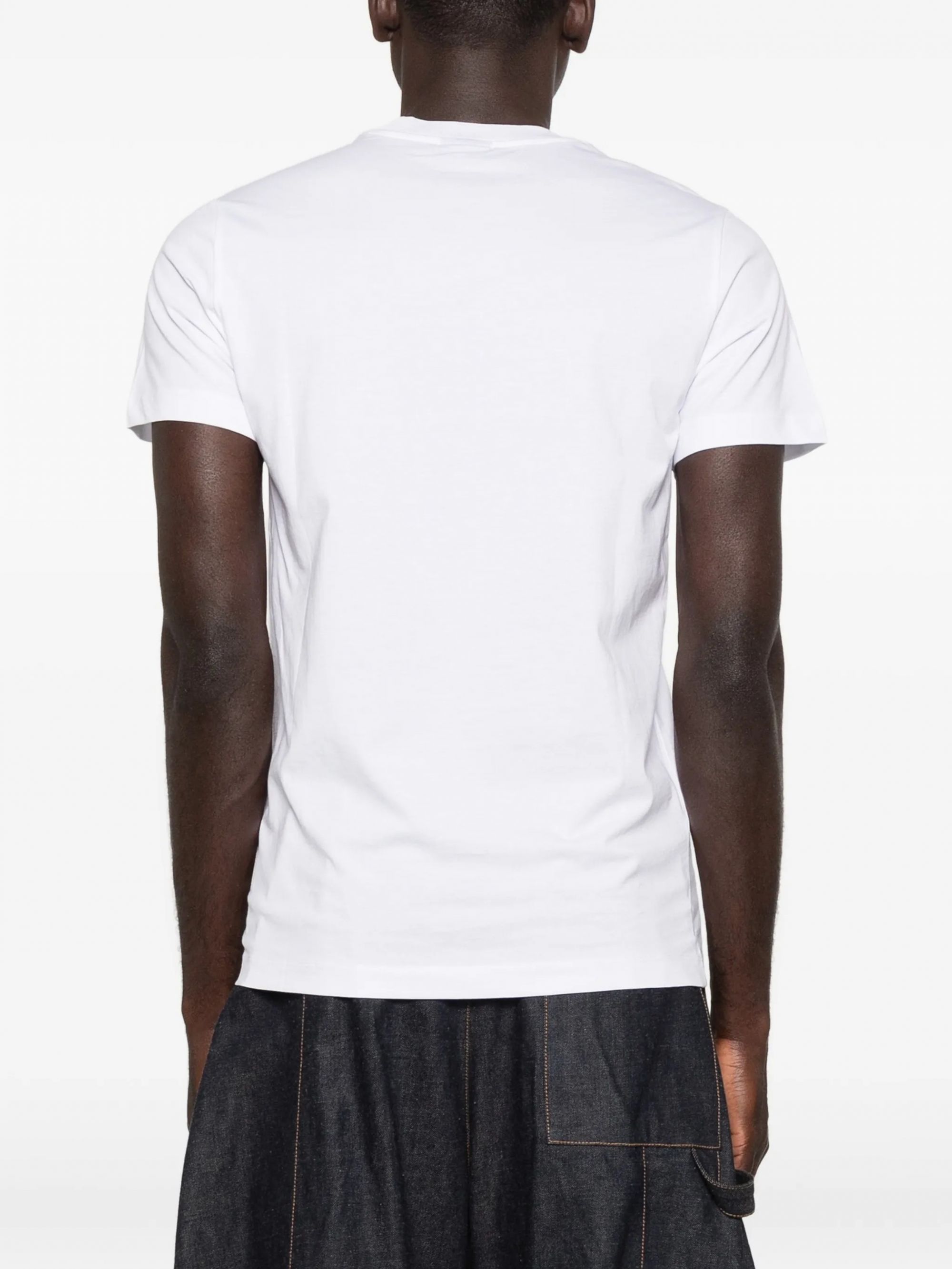 KLJ SLIM SS FRAME LOGO TEE WHITE #100 KARL LAGERFELD T-shirt B2M17046100