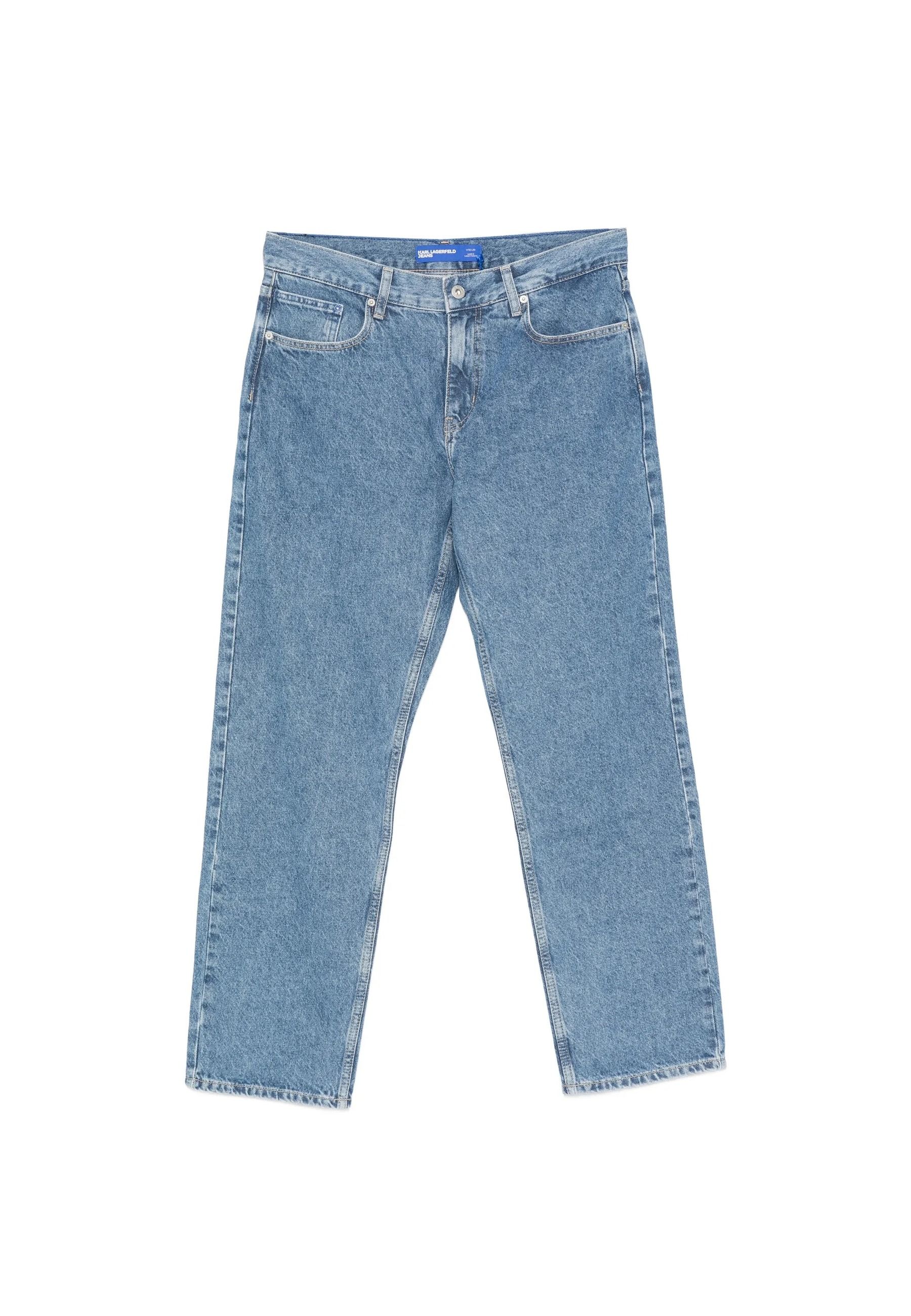 KLJ STRAIGHT DENIM WASHED MID BLUE #1BM KARL LAGERFELD Jeans B2M101071BM