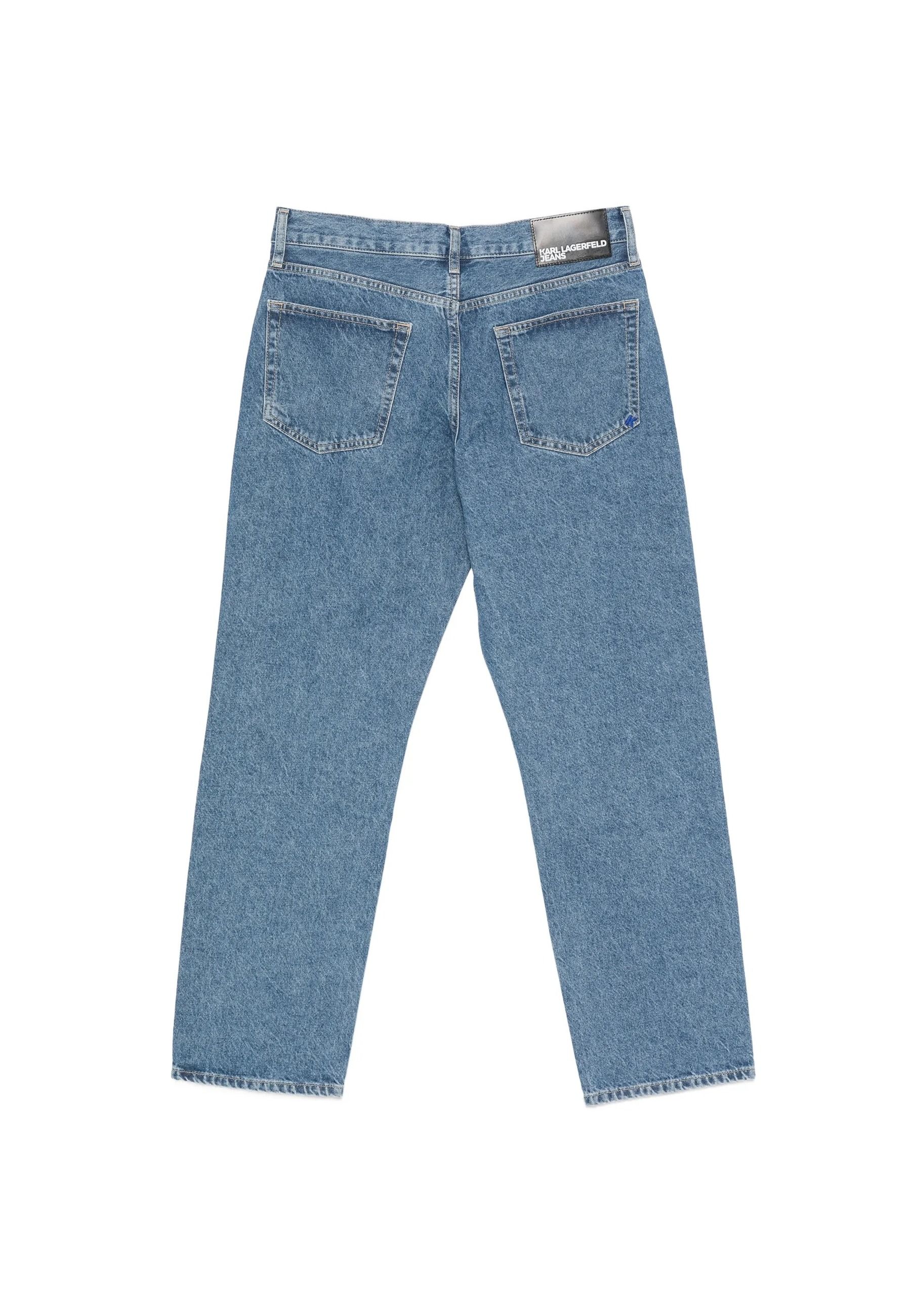 KLJ STRAIGHT DENIM WASHED MID BLUE #1BM KARL LAGERFELD Jeans B2M101071BM
