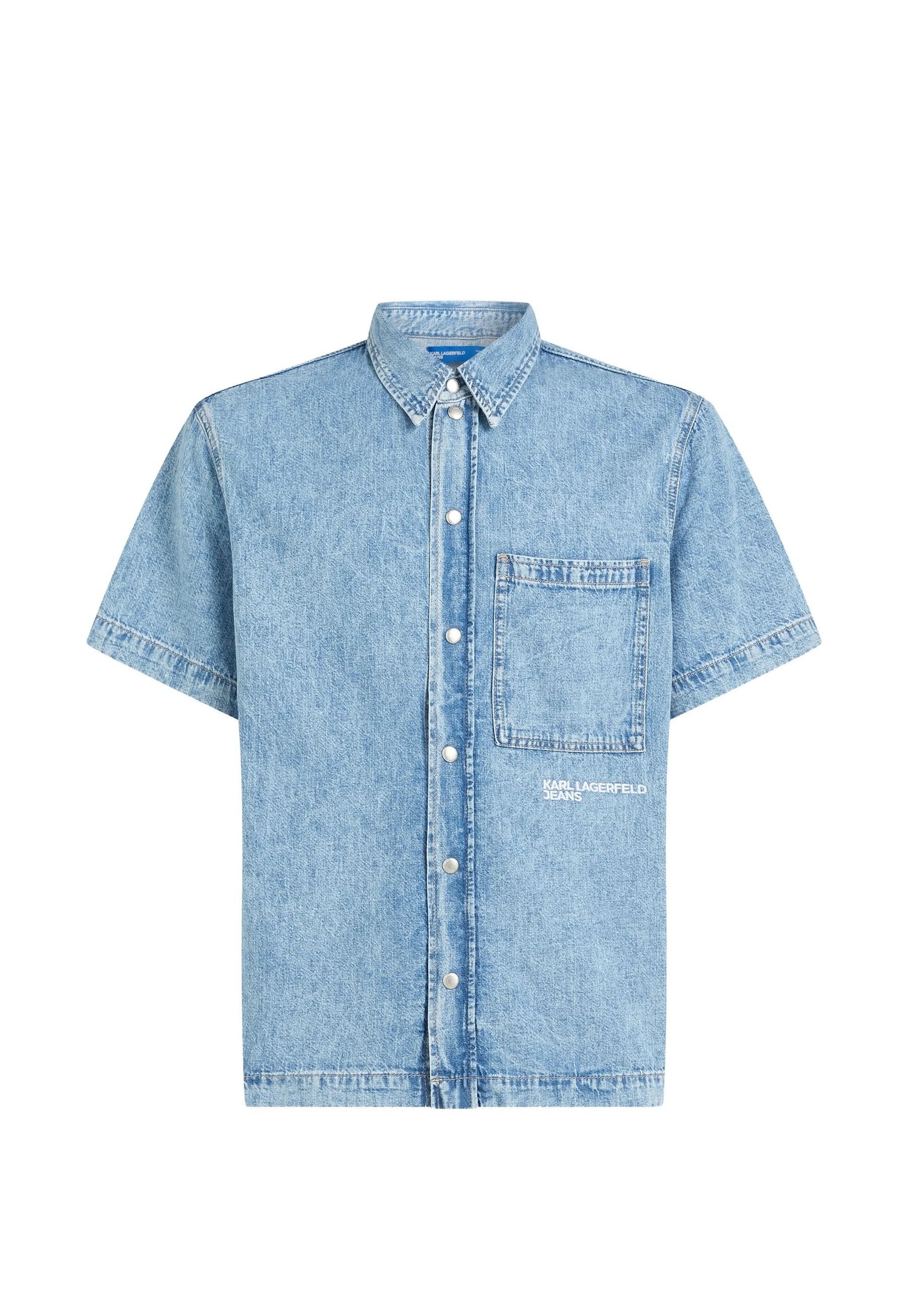 KLJ SS REG DENIM SHIRT LIGHT BLUE #356 KARL LAGERFELD Camicie B2M16013356