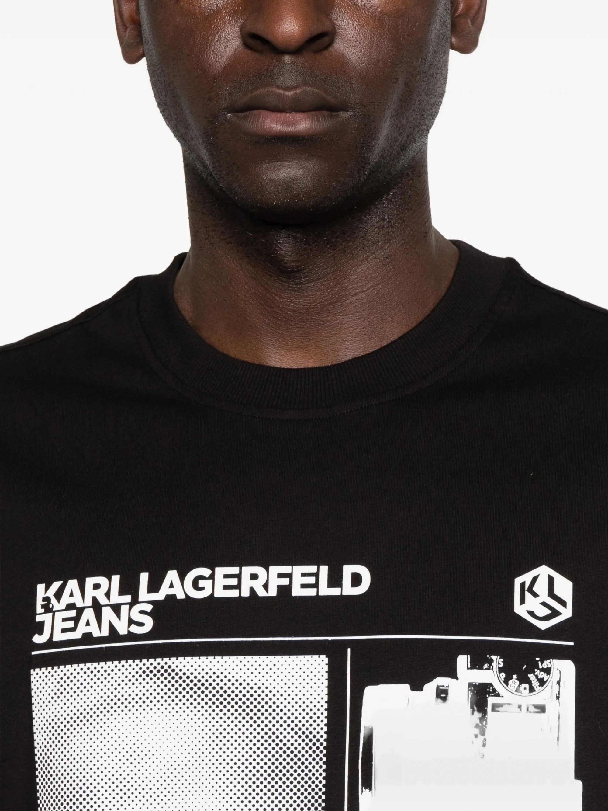 KLJ REG KARL TEE BLACK #999 KARL LAGERFELD T-shirt B2M17067999