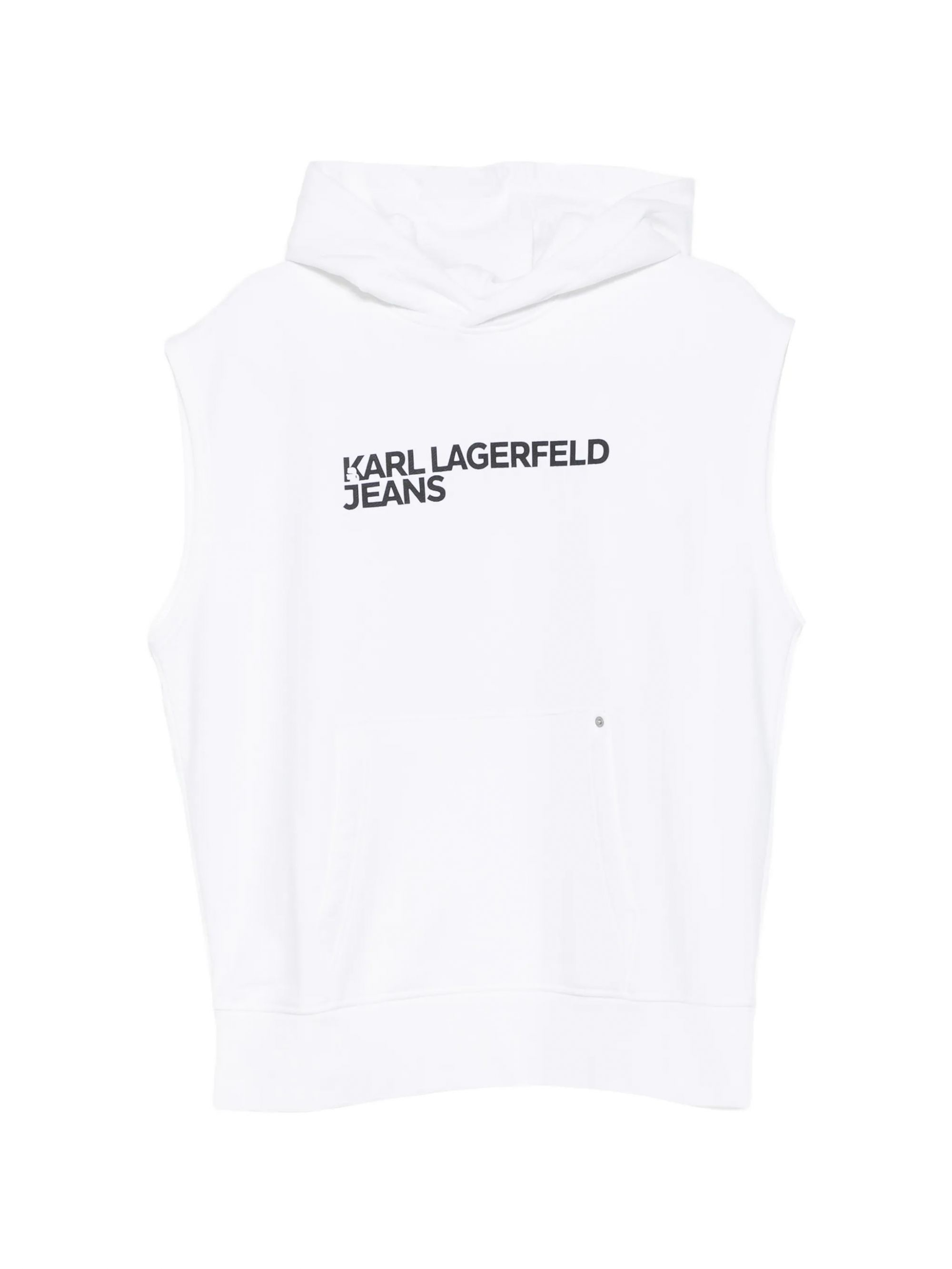 KLJ RELAX SLESS HOODIE WHITE #100 KARL LAGERFELD Felpe B2M20029100