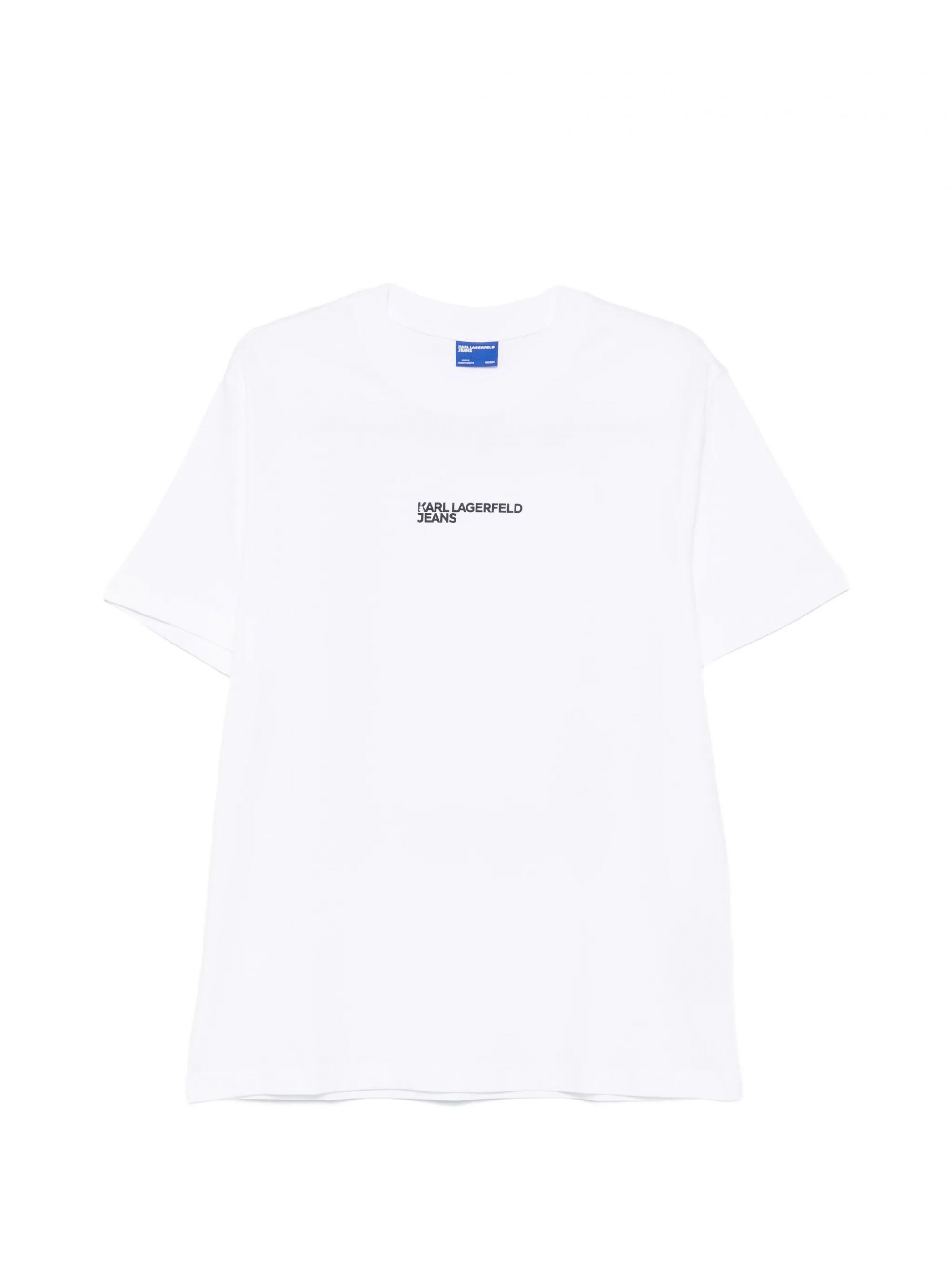 KLJ REG BACK FRAME TEE WHITE #100 KARL LAGERFELD T-shirt B2M17090100