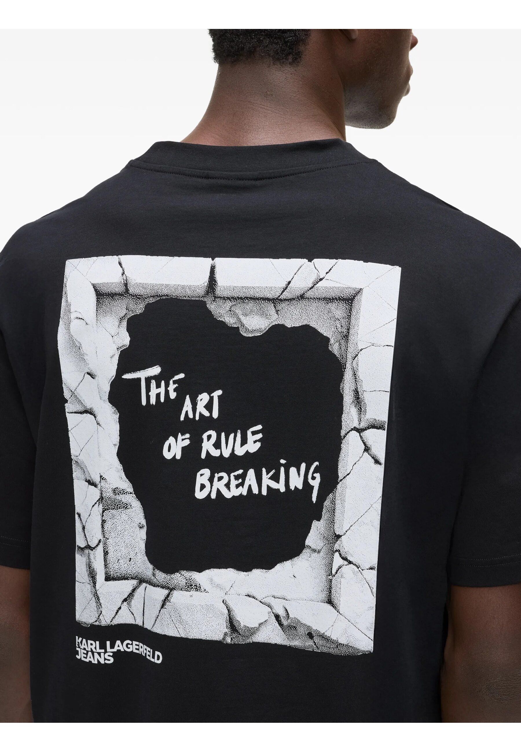 KLJ RELAX SS FRAME TEE BLACK #999 KARL LAGERFELD T-shirt B2M17063999