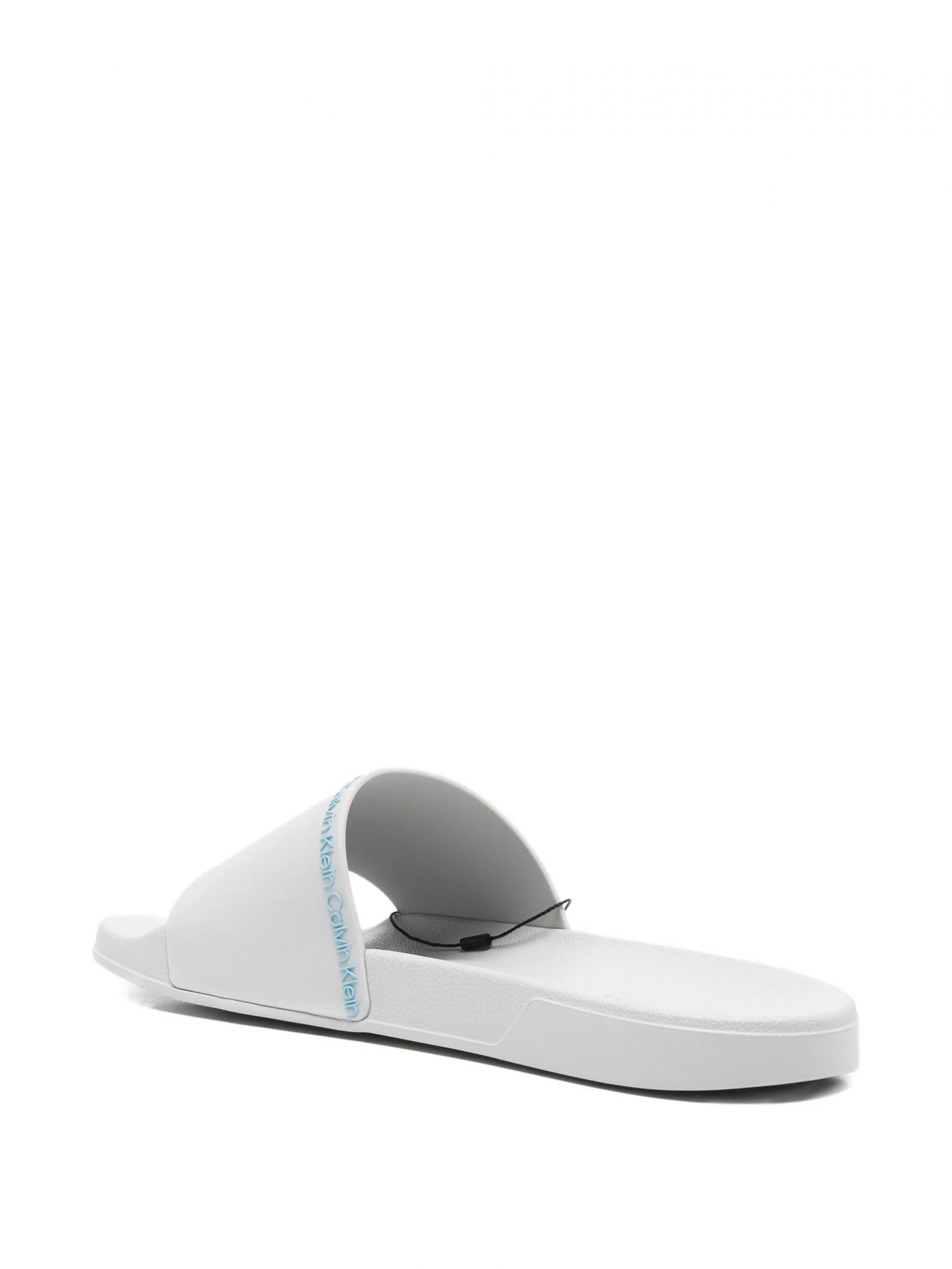 ESS SLIDE INSTITUTIONAL HARBOR MIST/CHILLIE BLUE #0IP CALVIN KLEIN  Shoes HM0HM02108
