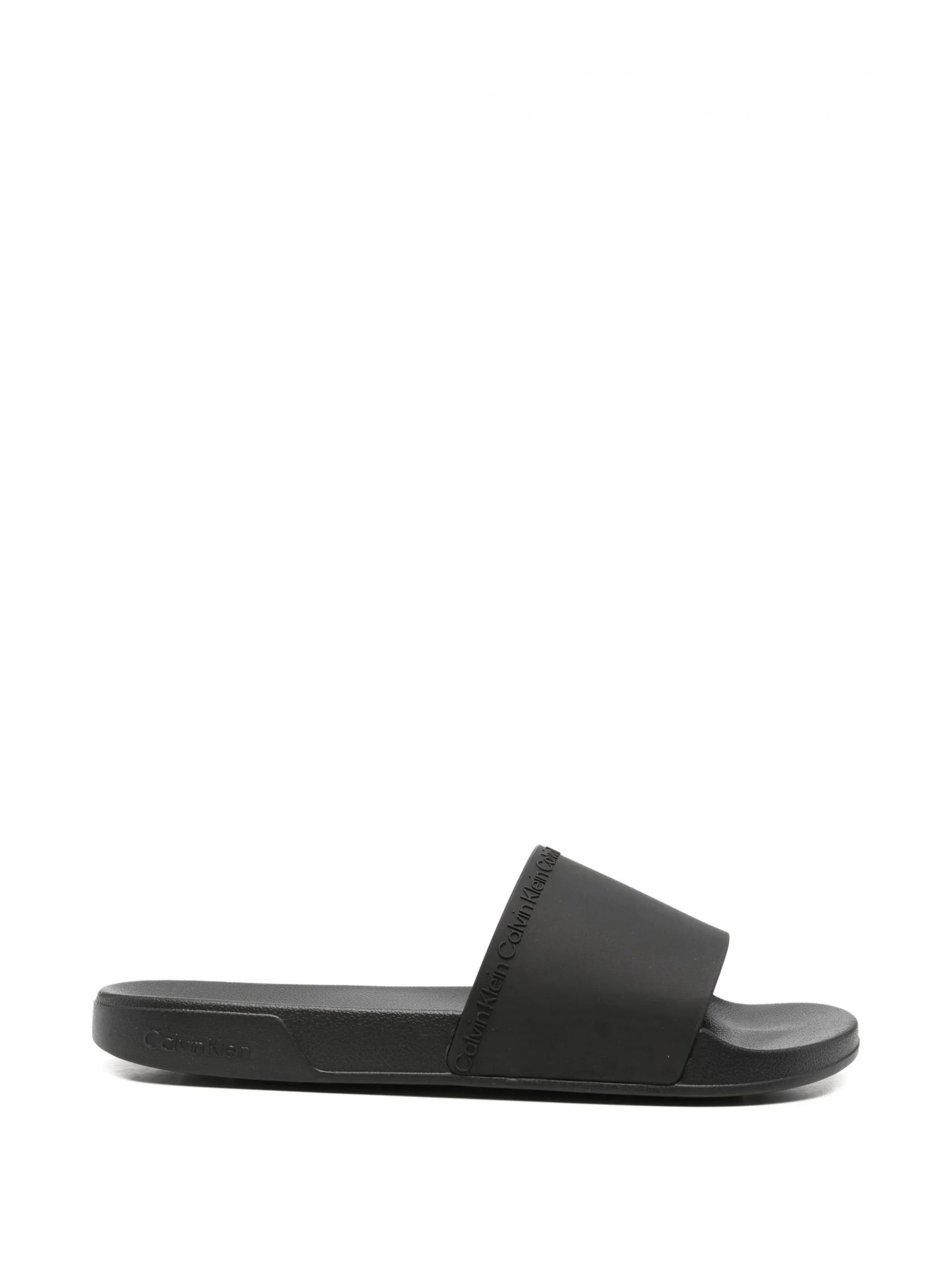 ESS SLIDE INSTITUTIONAL TRIPLE BLACK #0GJ CALVIN KLEIN  Shoes HM0HM02108