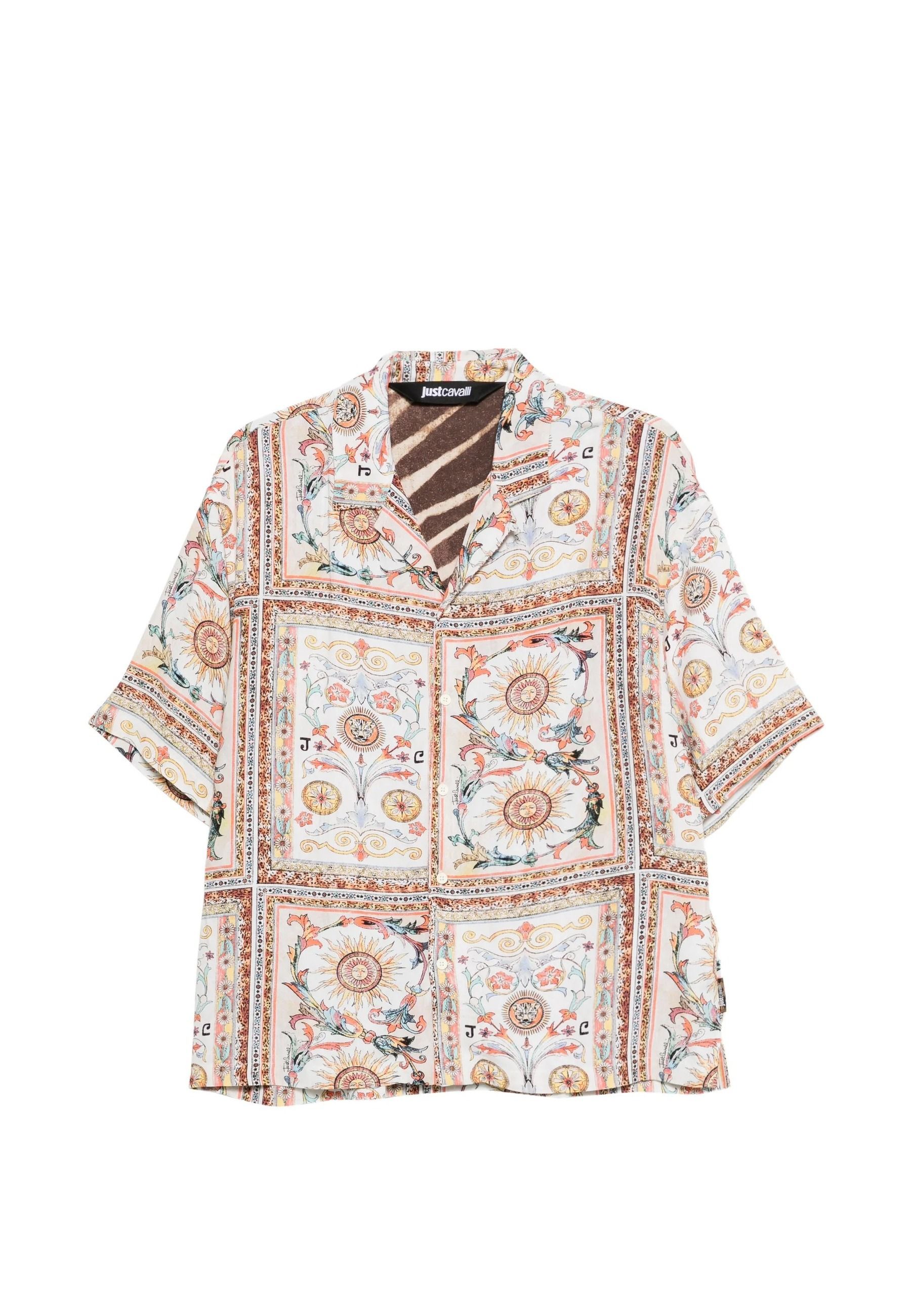 ALLOVER SHIRTS TWILL STAMPATO #R85 JUST CAVALLI Shirt 80OALF01 CNF05