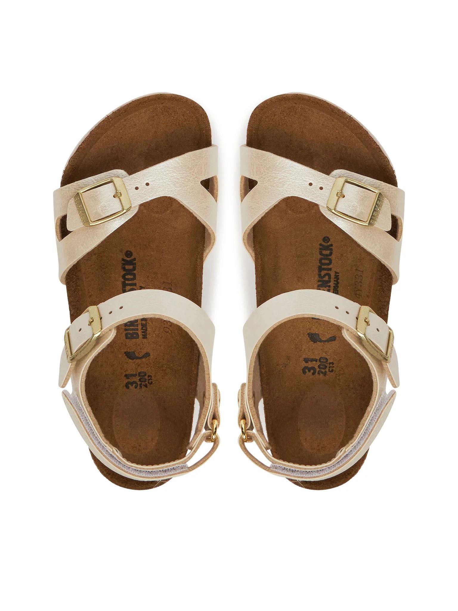 RIO HL KIDS GRACEFUL #PEARL WHITE BIRKENSTOCK KIDS Scarpe 1029570