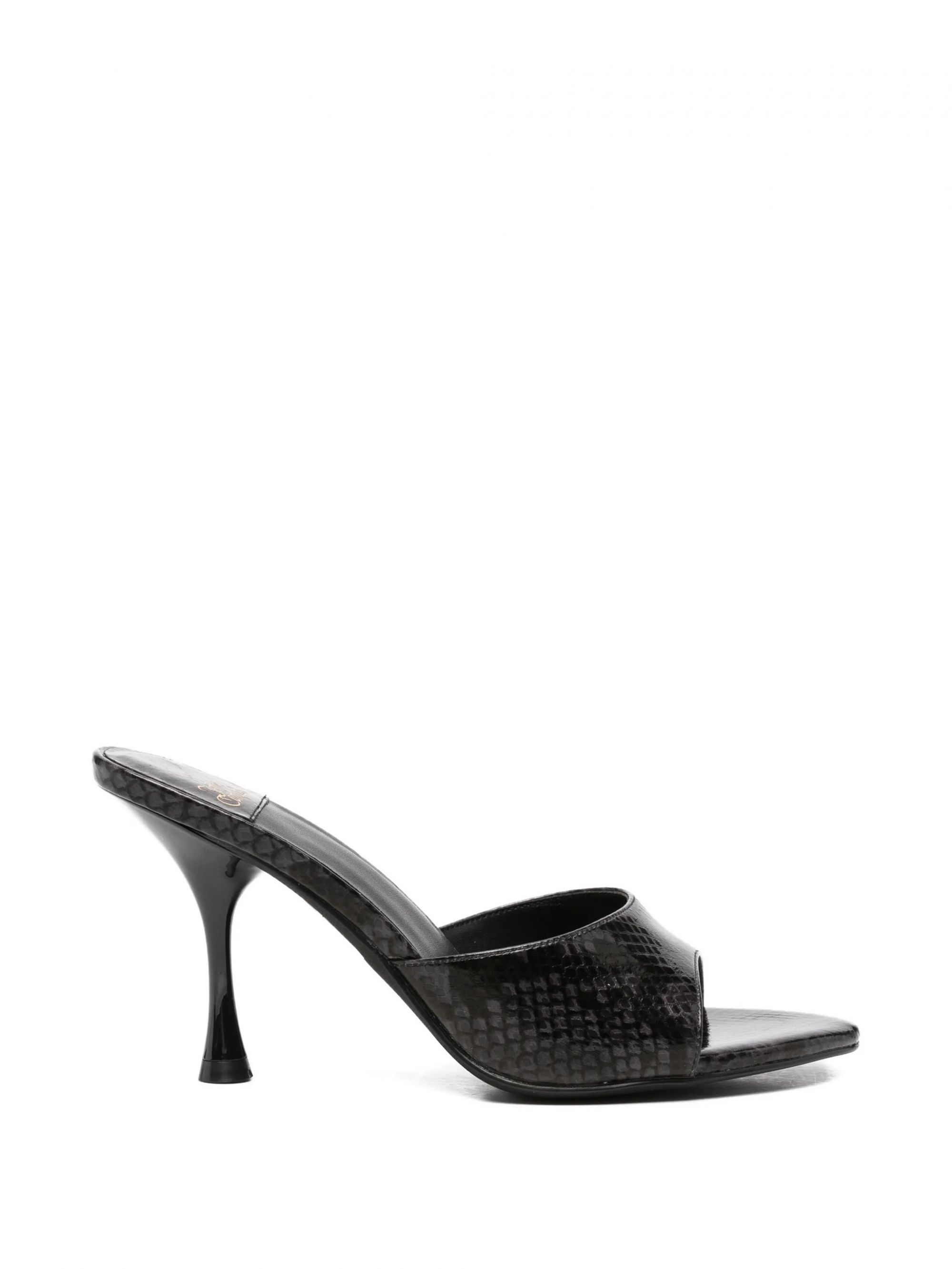 AGENT #BLACK GRAY BLACK SNAKE JEFFREY CAMPBELL Scarpe JCSJCD-195-3-85