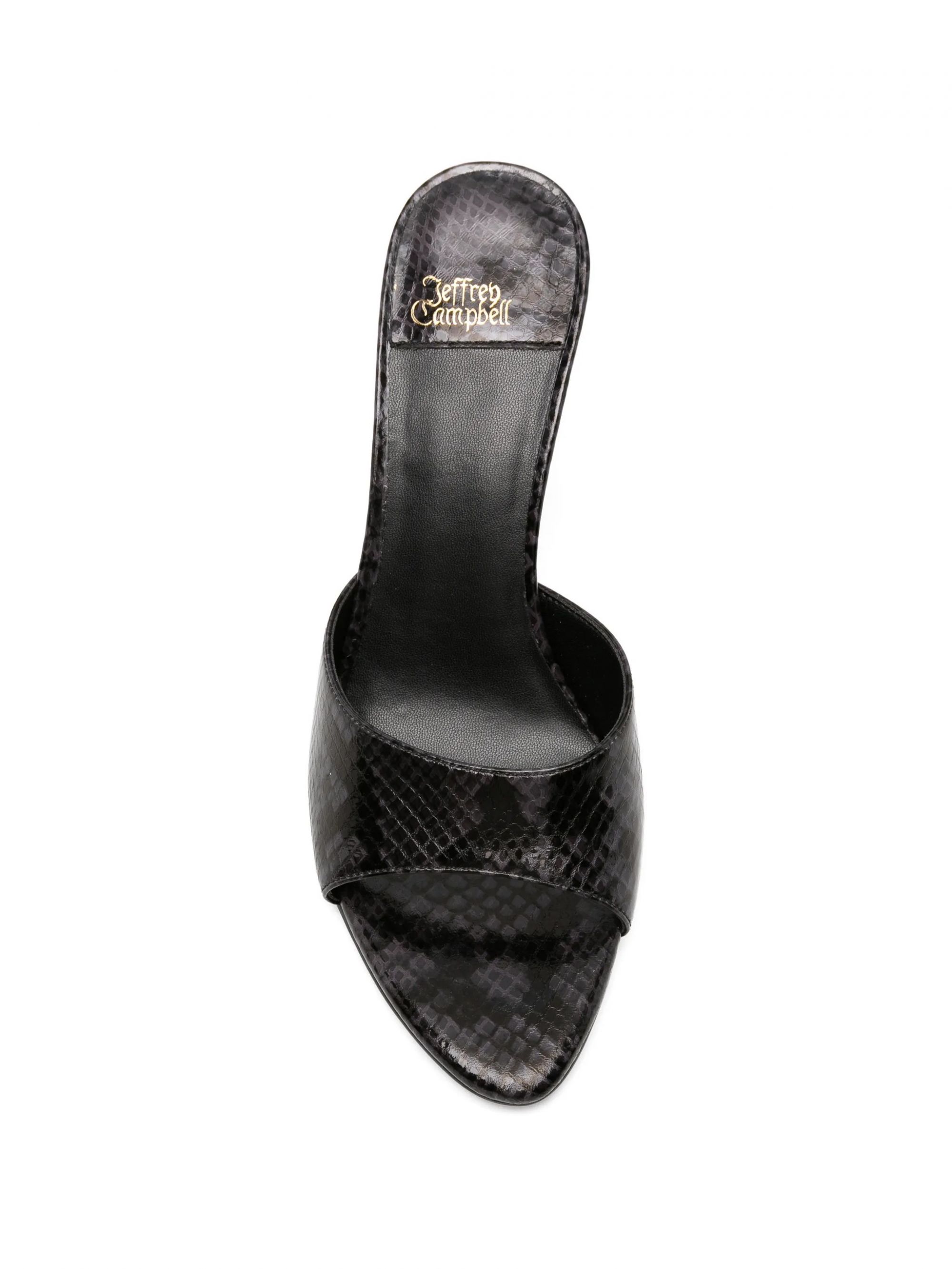 AGENT #BLACK GRAY BLACK SNAKE JEFFREY CAMPBELL Scarpe JCSJCD-195-3-85