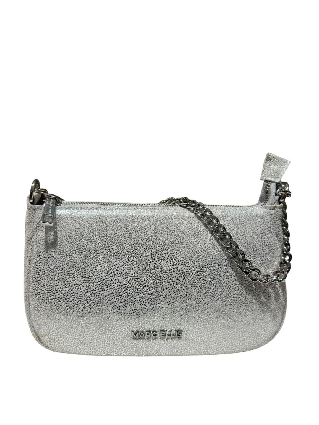 SHOULDER BAG #SILVER MARC ELLIS Bags AMBER SUEDE