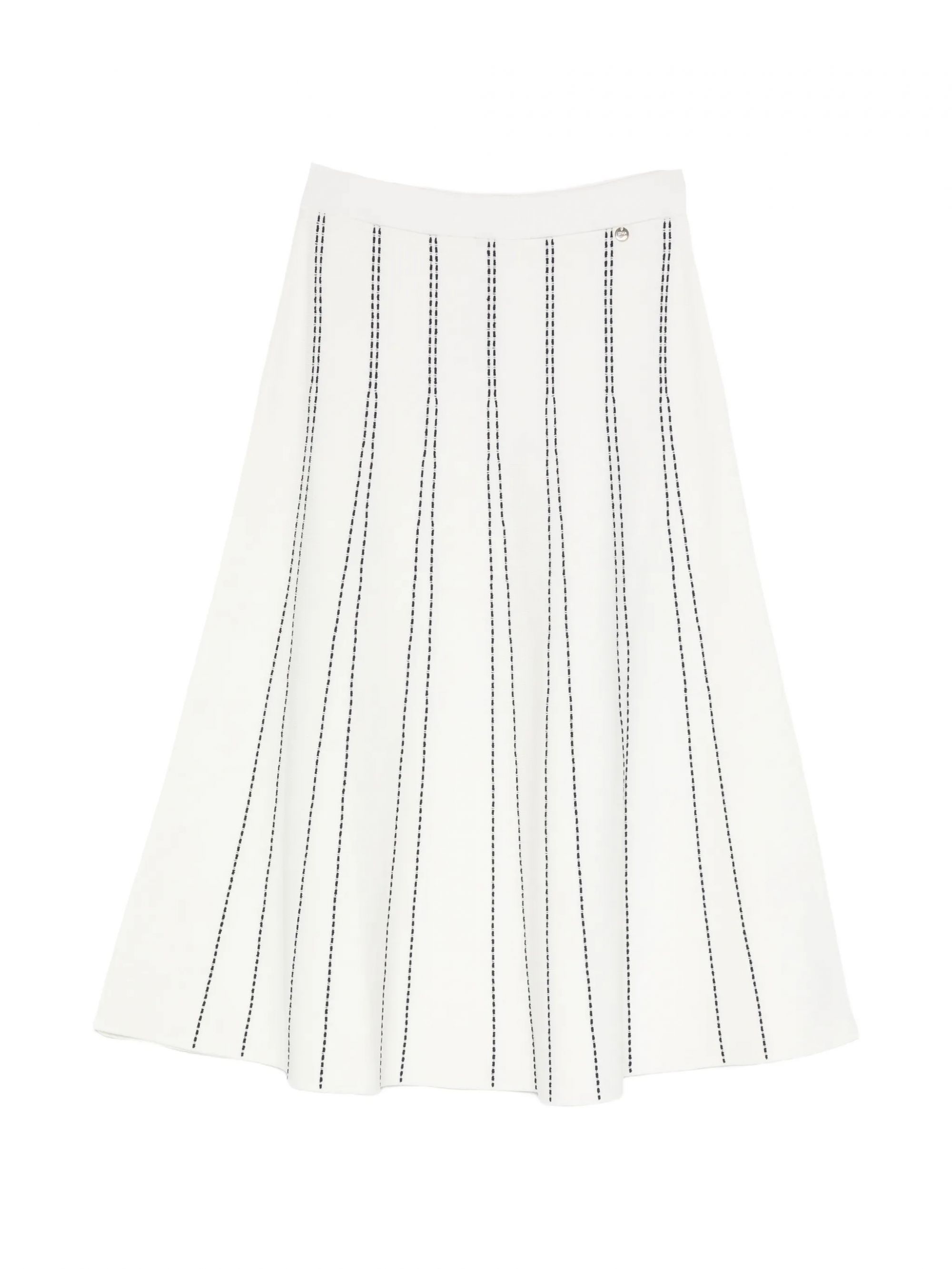 GONNA MAGLIA LUNGA BIANCO/BLU #03A83 LIU JO Gonne WA6148MA81R 03A83