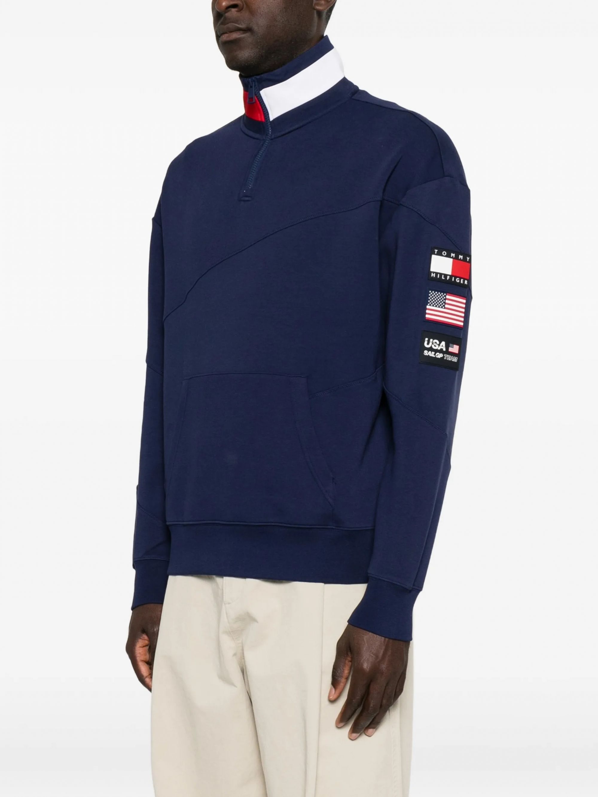 US SAILGP SAILING HALF ZIP YALE NAVY #DY4 TOMMY HILFIGER Outerwear MN0MN00028