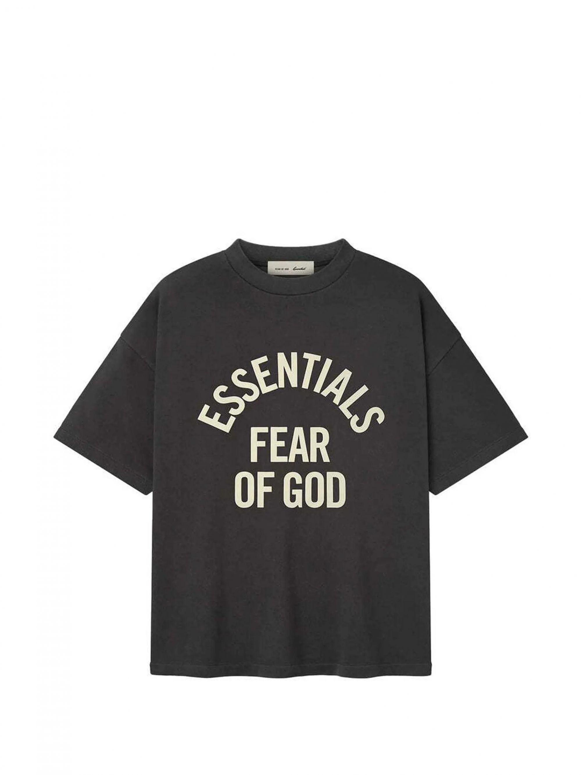 CAMPUS 90'S SHORT SLEEVE #FADED BLACK  FEAR OF GOD ESSENTIALS  T-shirt 125SP262001F