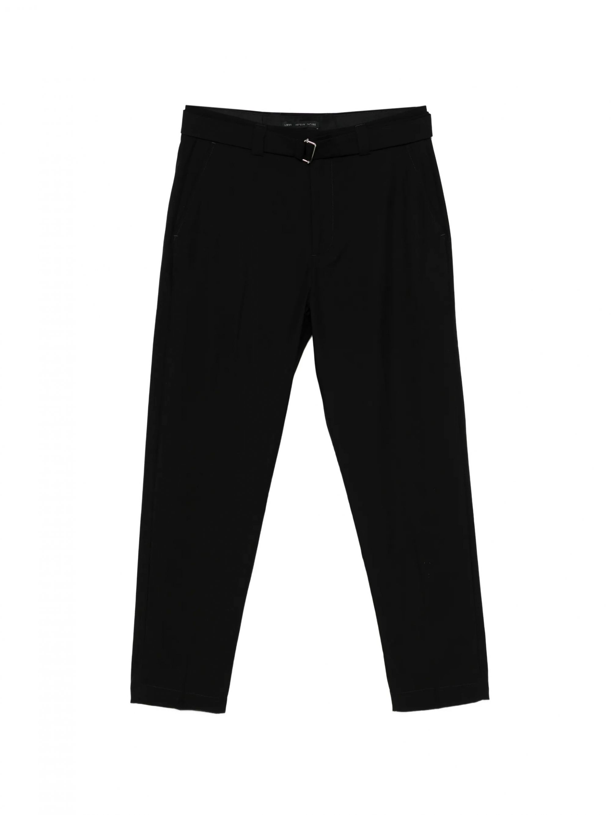 VIRGIL WOOL COTTON JET BLACK #D001 LOW BRAND Trousers LP26014