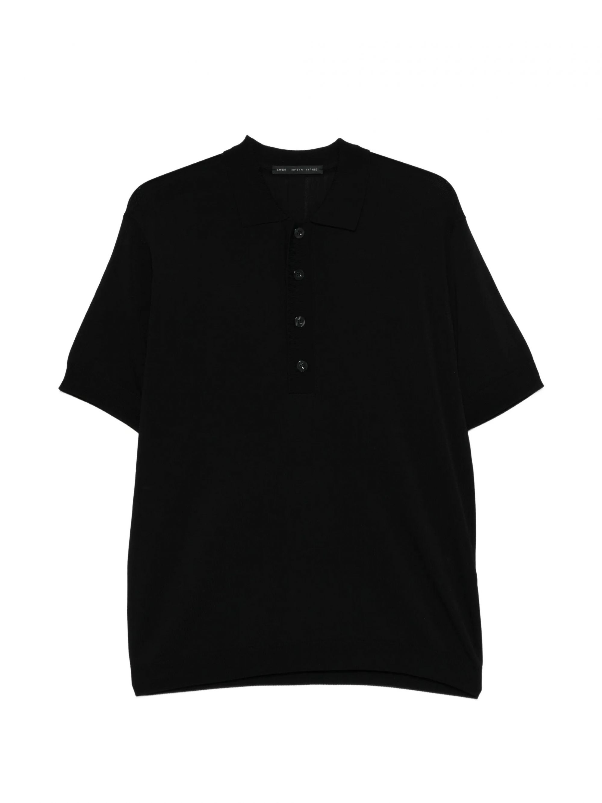 K194 POLO TECHNO KNIT JET BLACK #D001 LOW BRAND Jersey LM26002