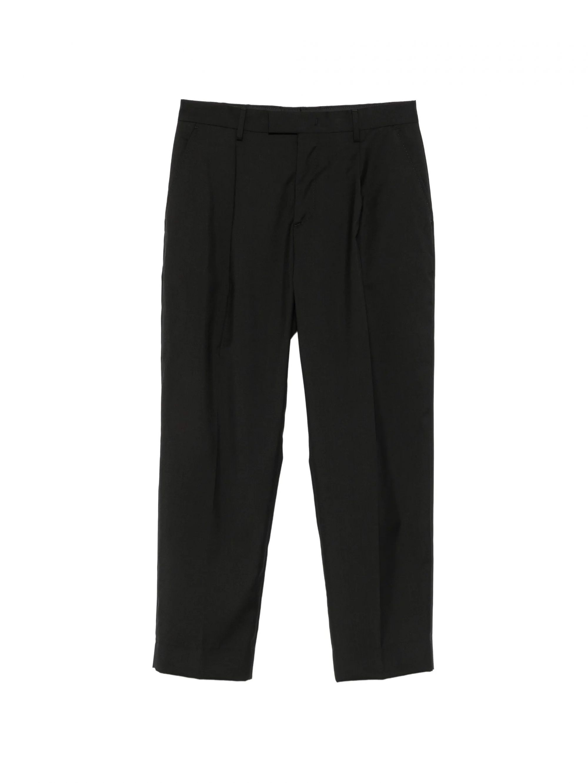KIM TROPICAL WOOL JET BLACK #D001 LOW BRAND Trousers LP26005