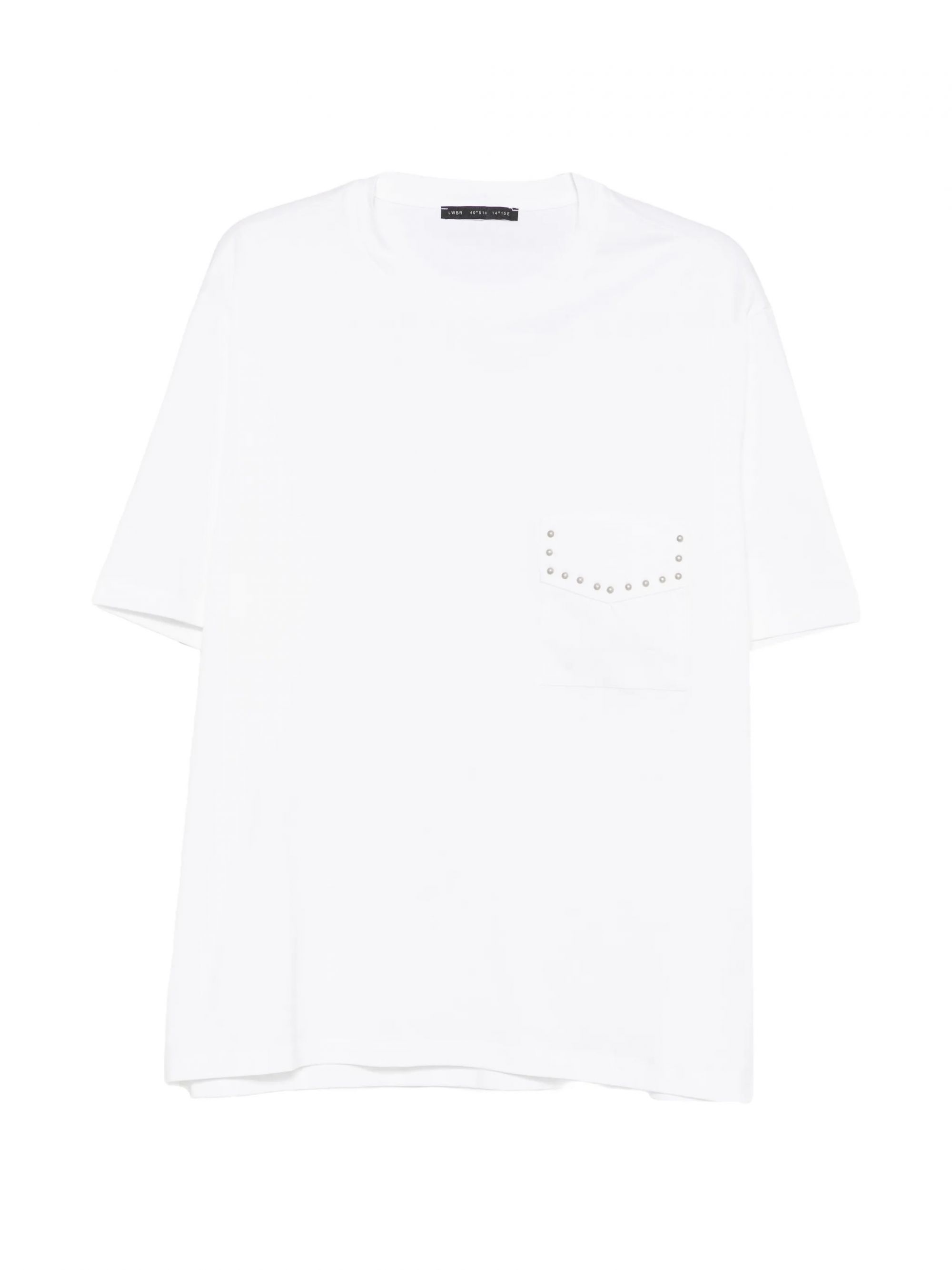 B255/STUDS JERSEY WHITE #A001 LOW BRAND Jersey LT26010