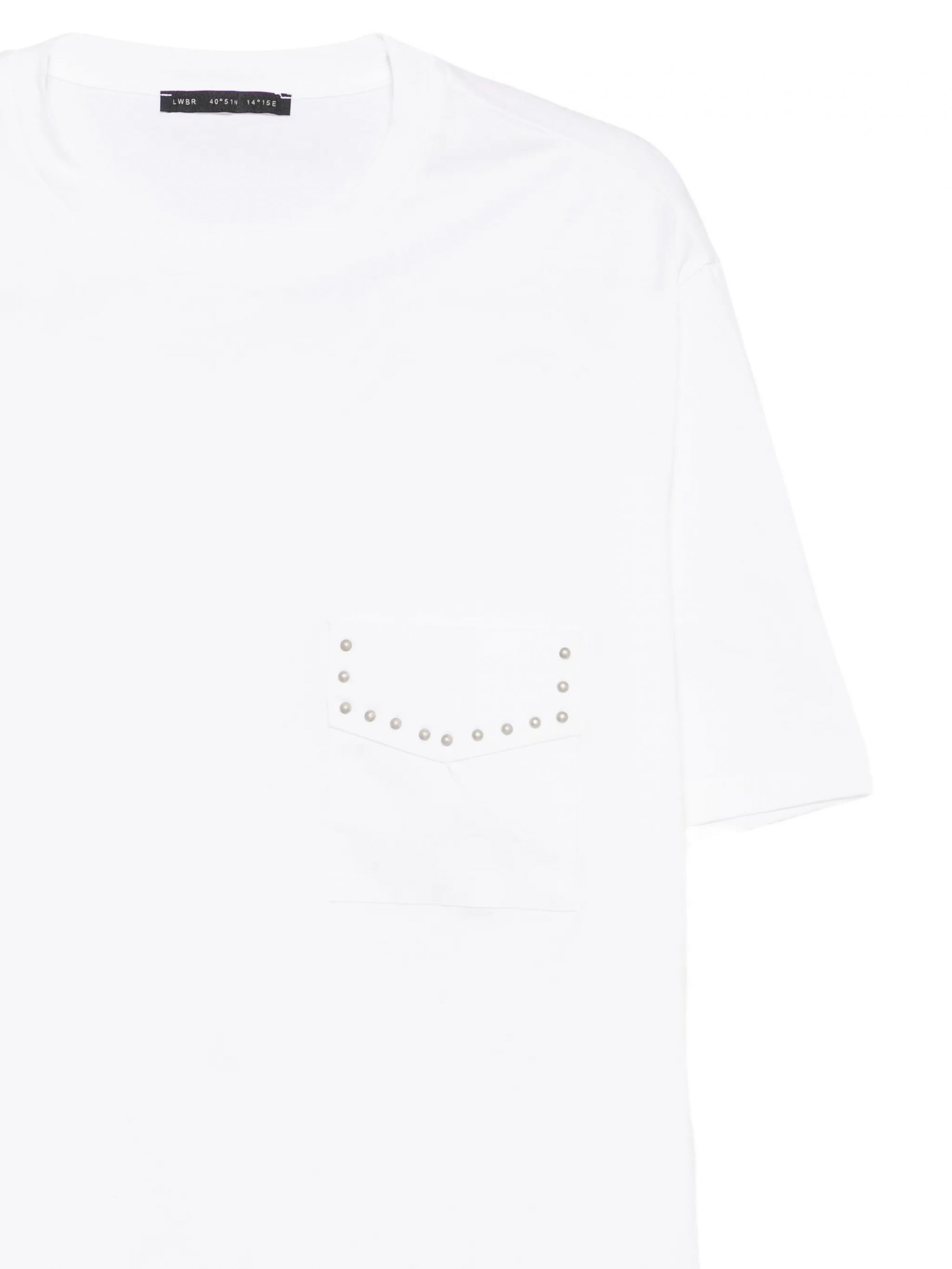 B255/STUDS JERSEY WHITE #A001 LOW BRAND Jersey LT26010
