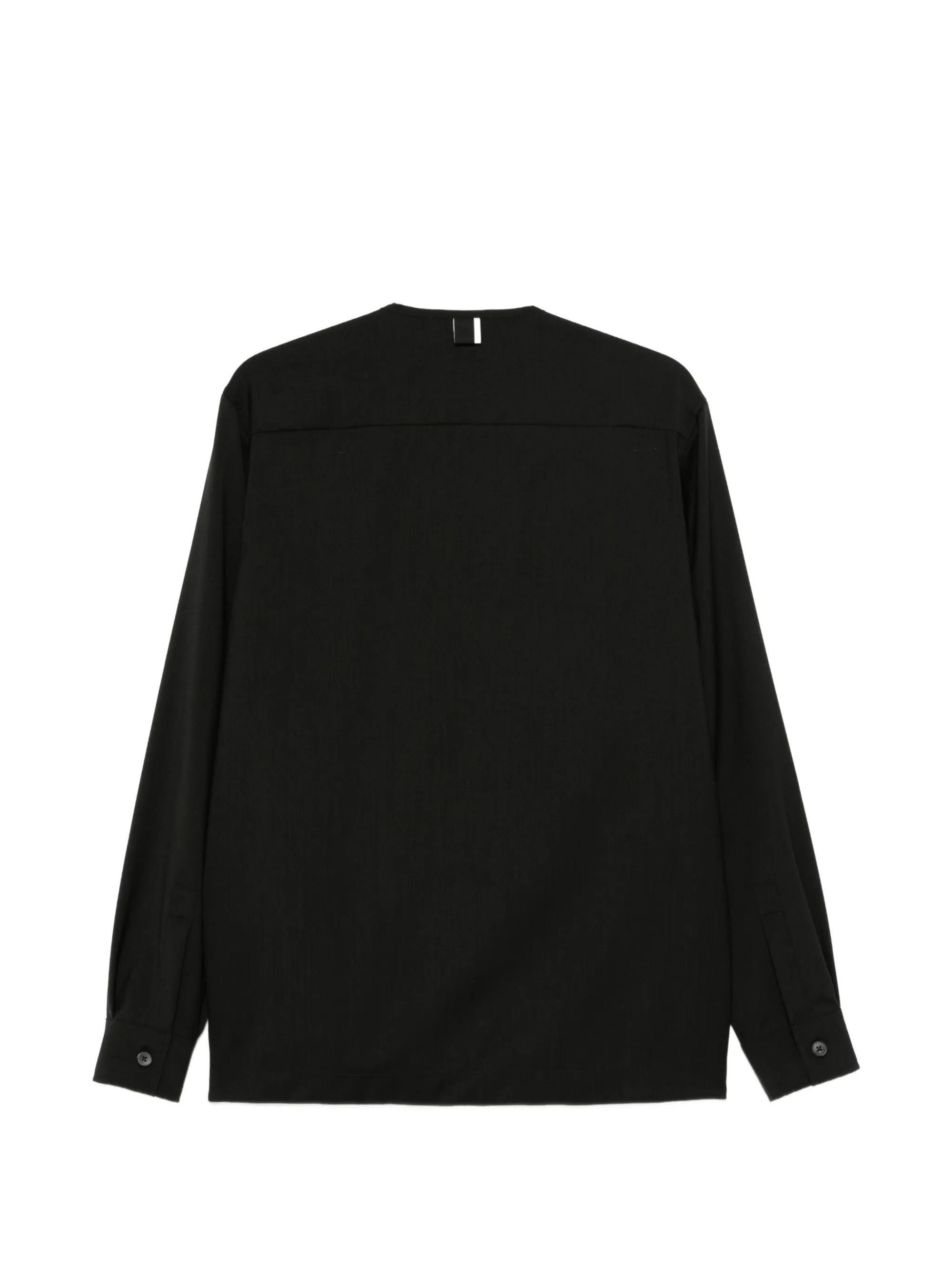 SHIRT ZIP V S158 TROPICAL WOOL CHARCOAL #N037 LOW BRAND Shirt LH26003