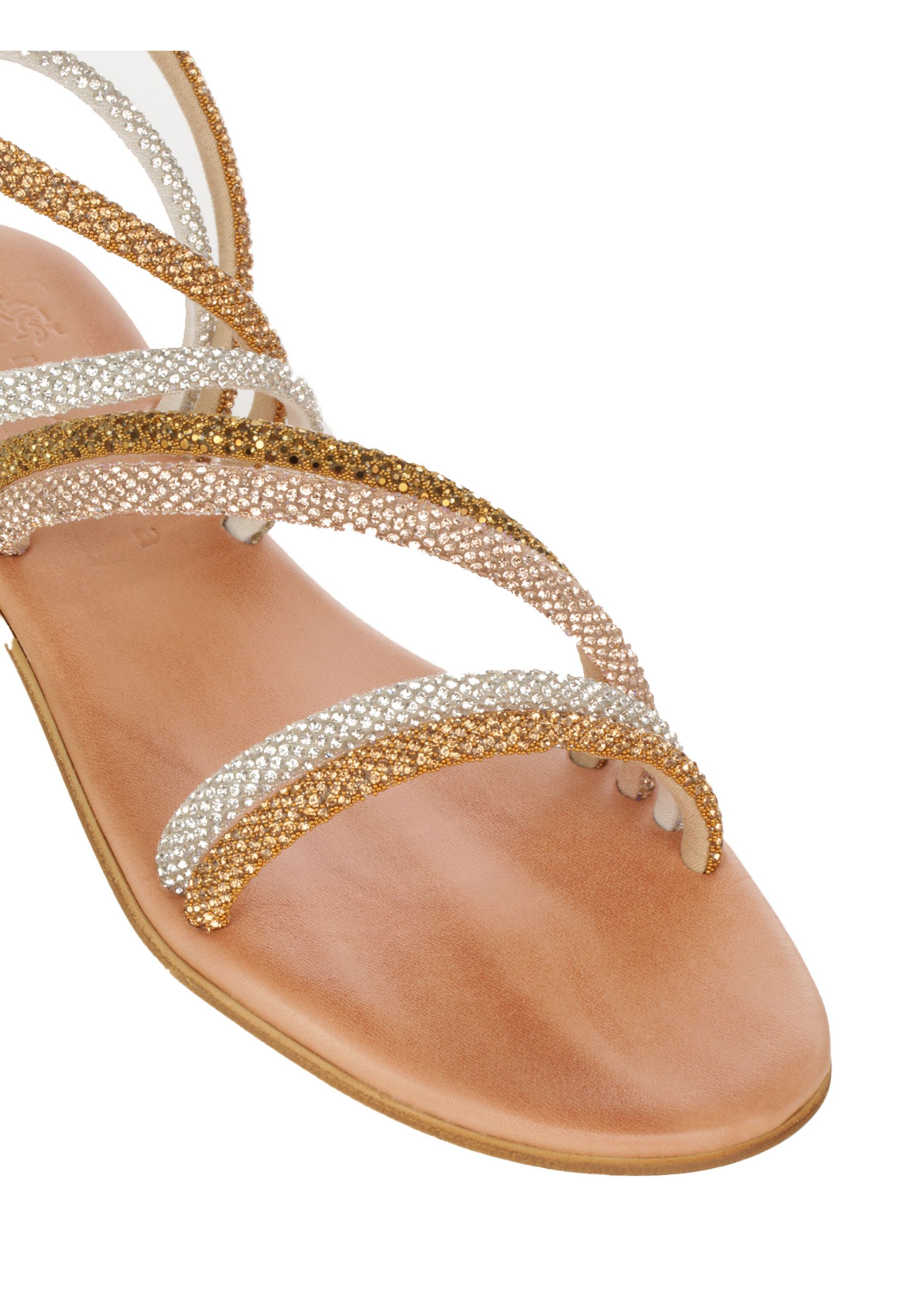 SANDALI STRASS #BRONZO/GREY/ROSA MOSAIC  Shoes F-NAOMI
