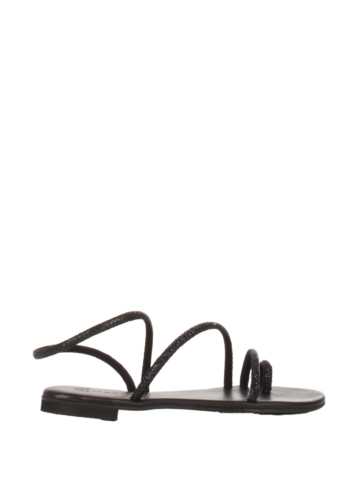 SANDALI STRASS #BLACK/S.BLACK MOSAIC  Shoes F-ELISA