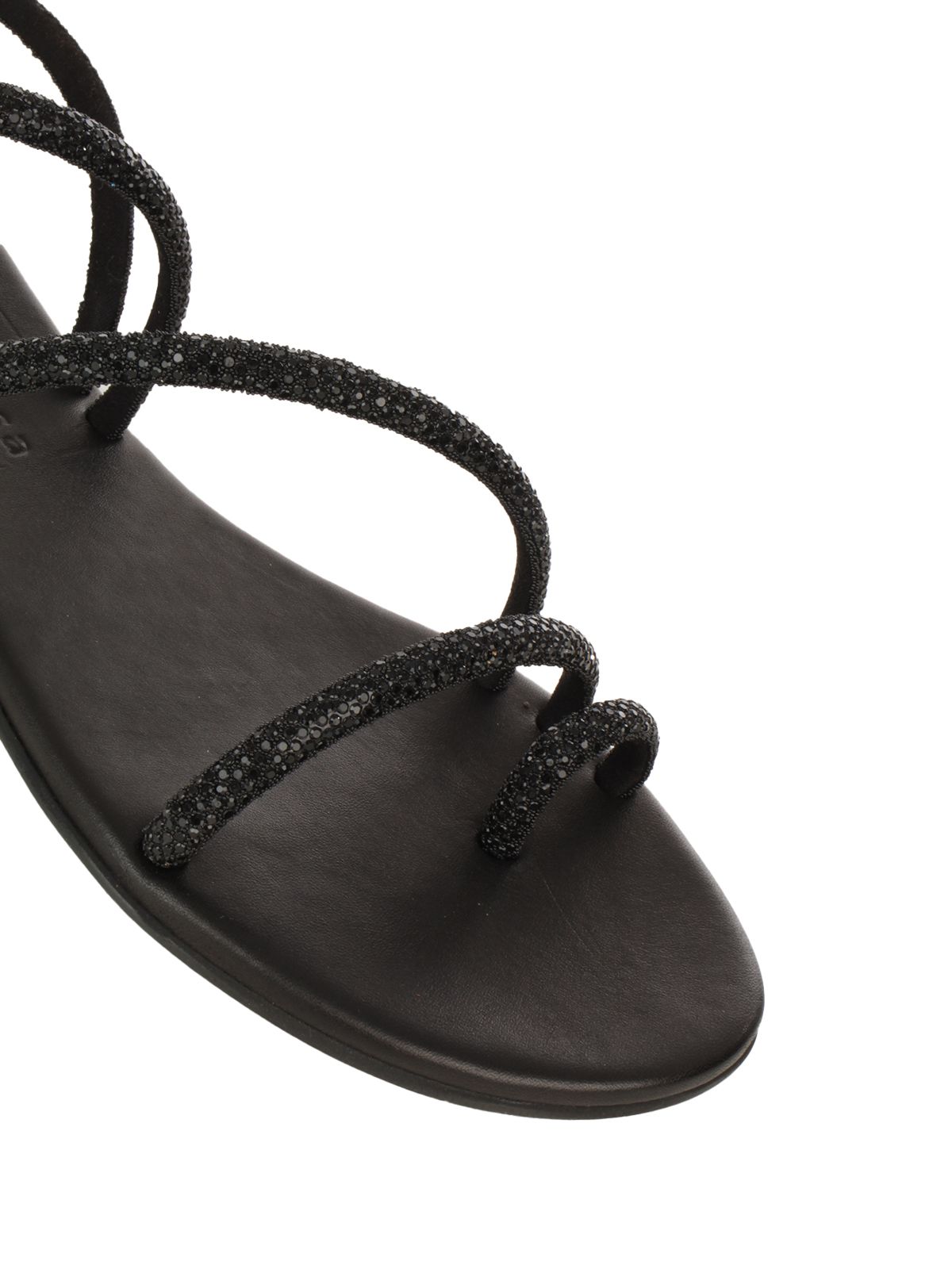 SANDALI STRASS #BLACK/S.BLACK MOSAIC  Shoes F-ELISA