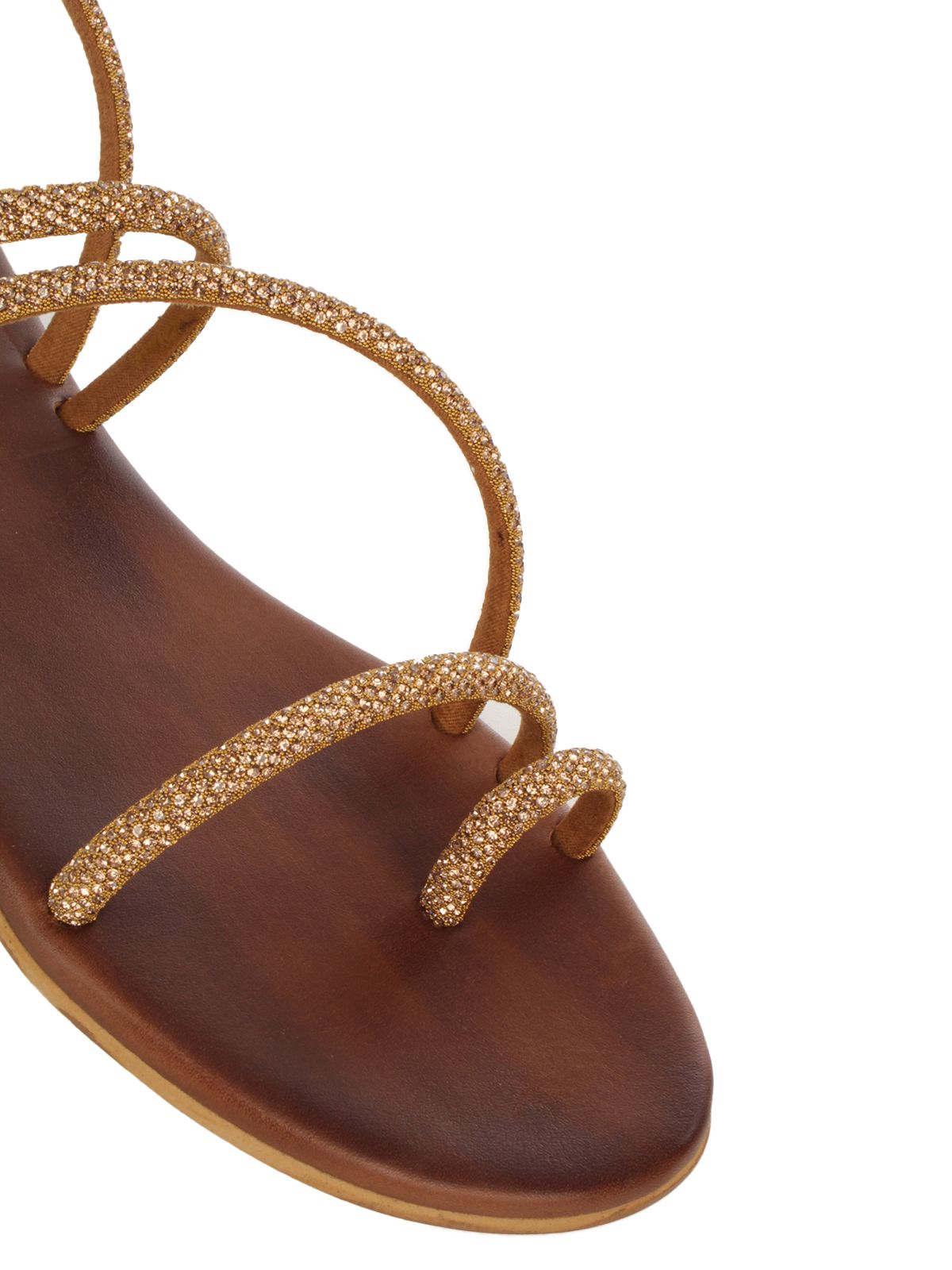 SANDALI STRASS #BRONZE/S.BRONZE MOSAIC  Shoes F-ELISA