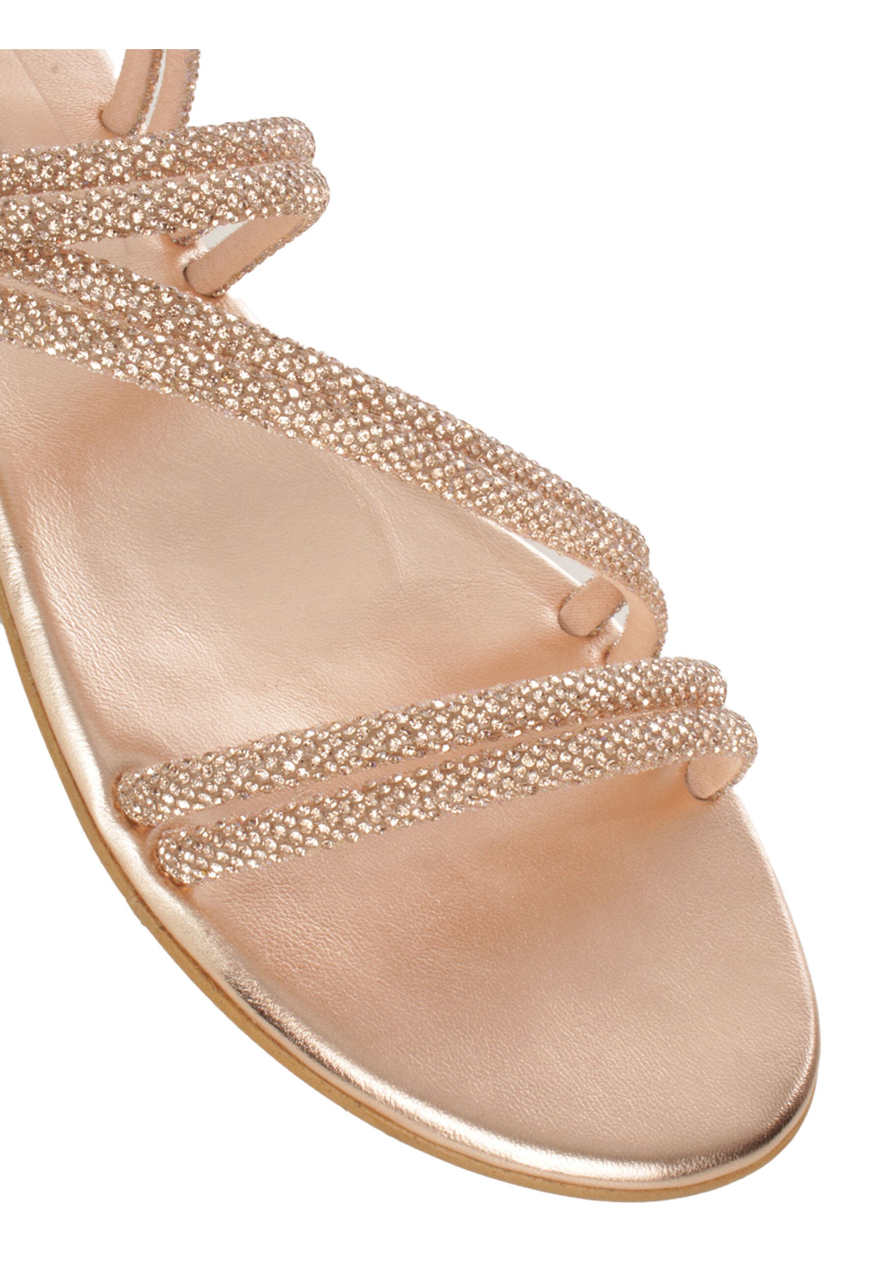 SANDALI STRASS #ROSE GOLD MOSAIC  Shoes F-PRISCILLA/MET