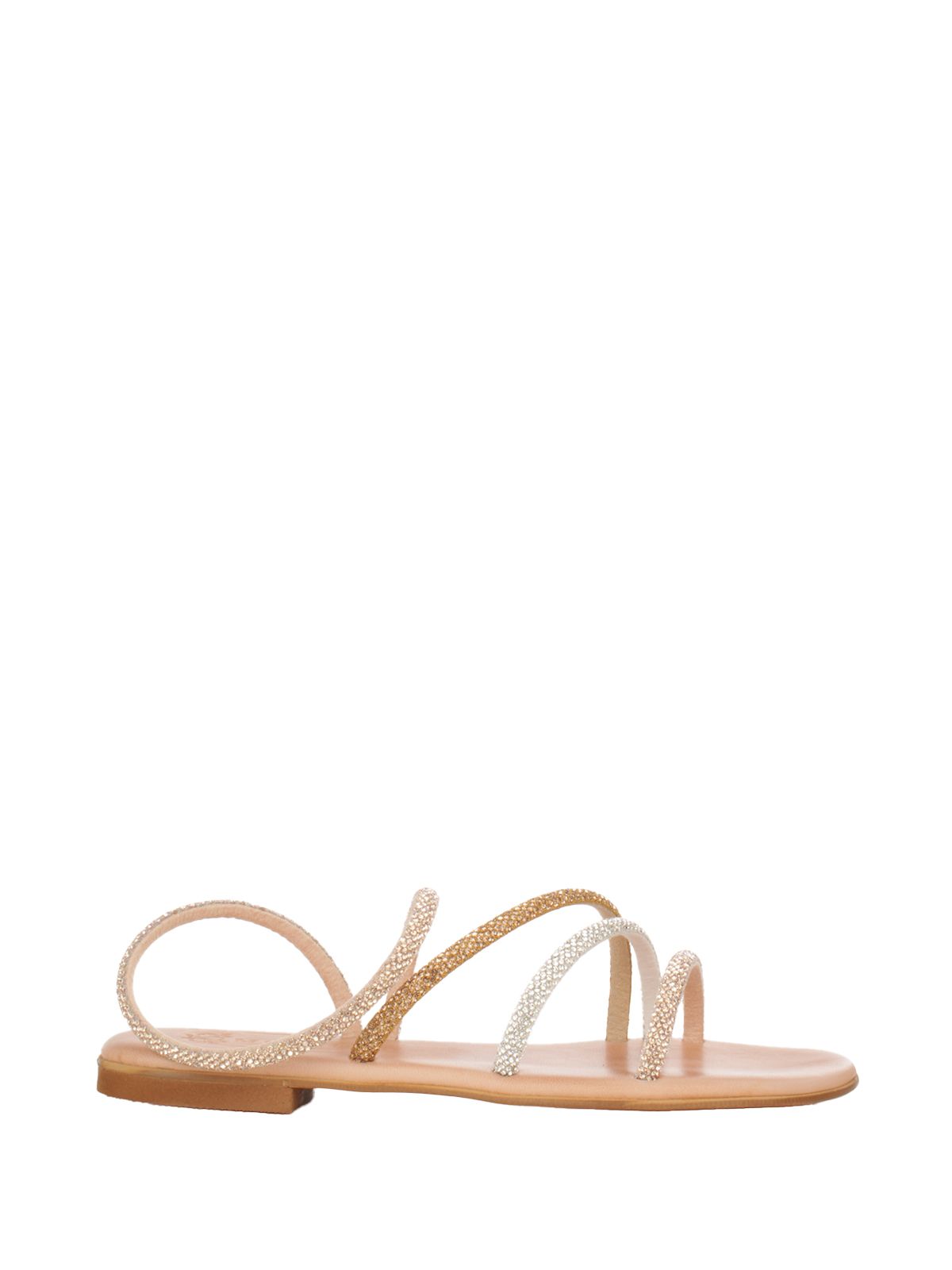 SANDALI STRASS #GG/SILVER/GOLD MOSAIC  Shoes F-AKTINA