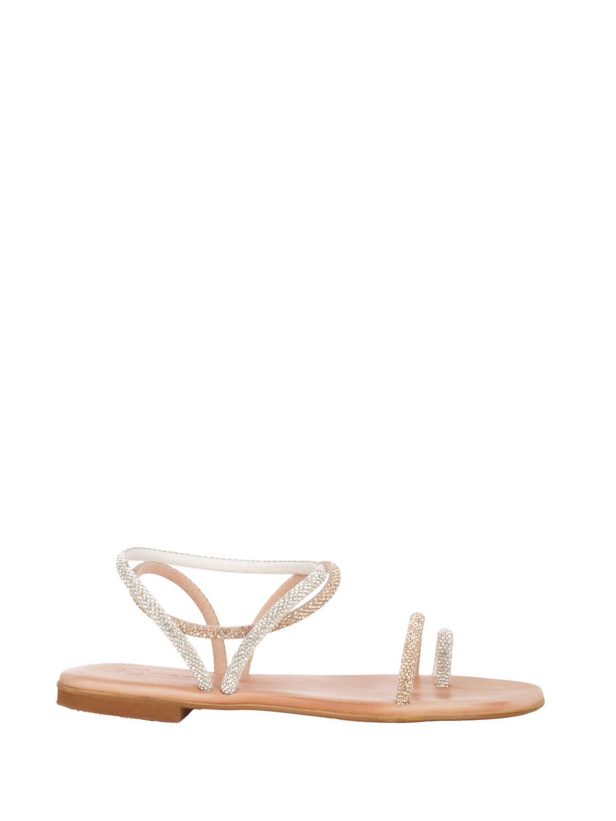 SANDALI #SILVER/R.GOLD MOSAIC  Shoes F-ARETI