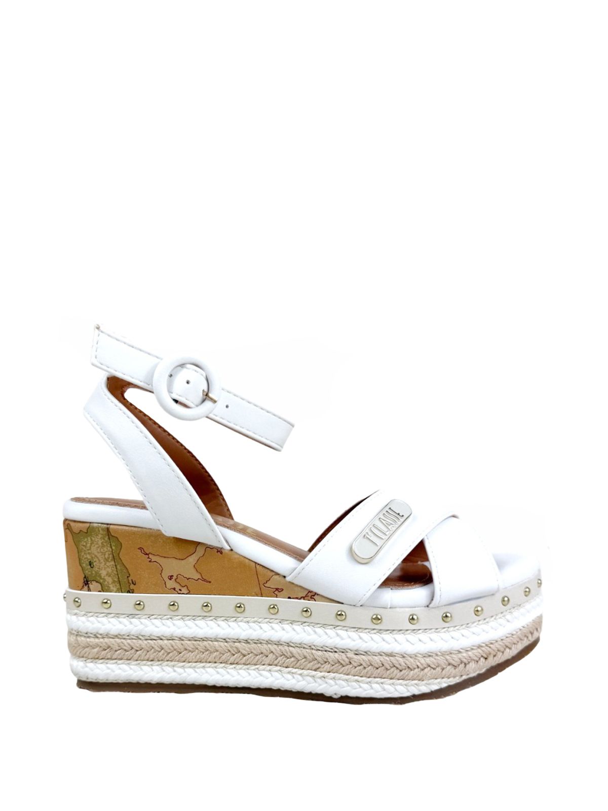 SANDALO ZEPPA BIANCA #0900 ALVIERO MARTINI Scarpe 1402 8662 0900