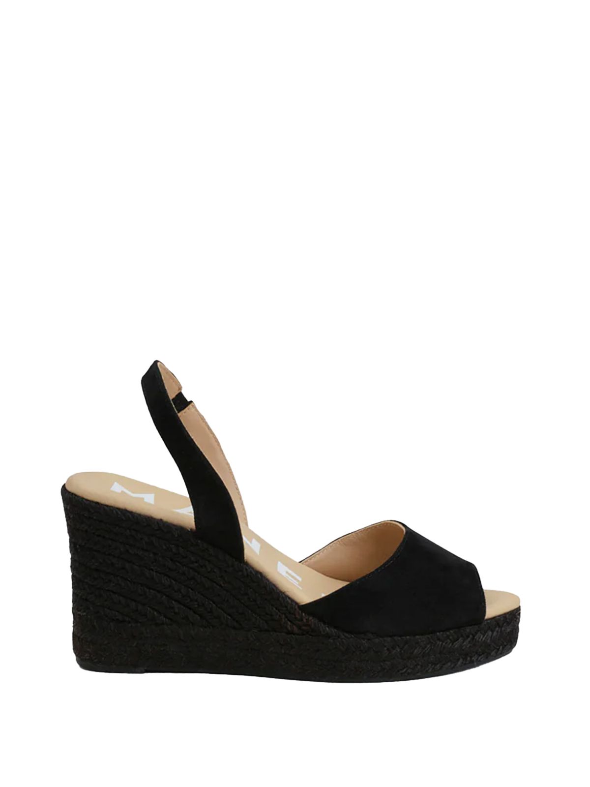 SLINGBACK ESPADRILLES #BLACK ON TONE MANEBÌ Shoes R22WC