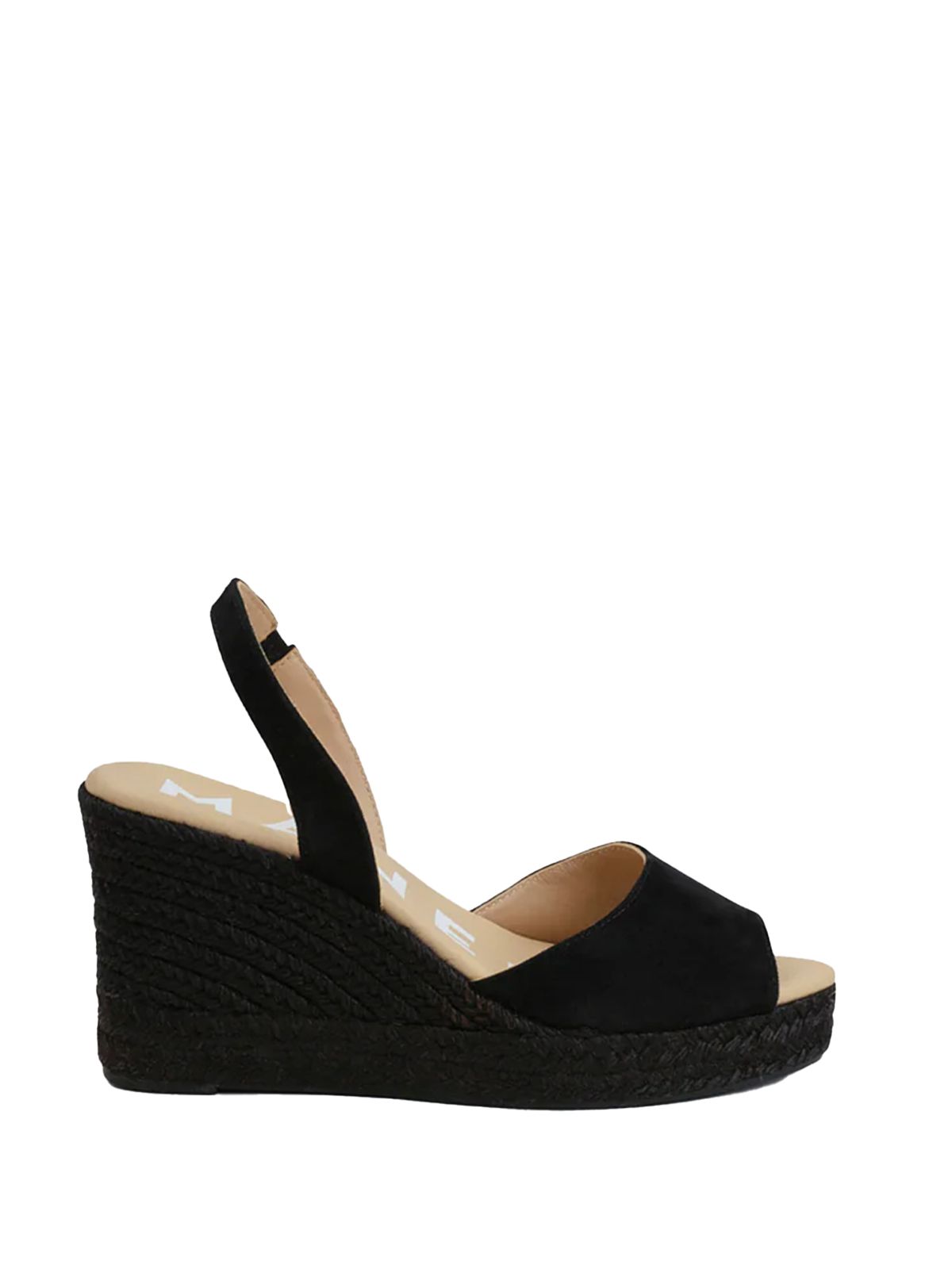 SLINGBACK ESPADRILLES #BLACK ON TONE MANEBÌ Shoes R22WC
