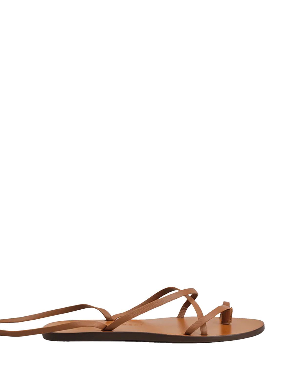 TIE-UP SANDALS #TAN  MANEBÌ Shoes M50Y0