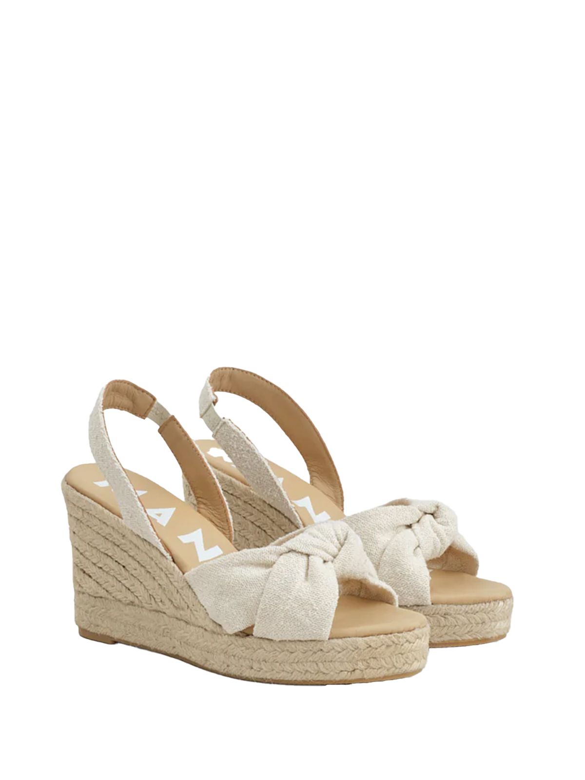 ESPADRILLES WITH KNOT #ALMOND MANEBÌ Shoes W32WS