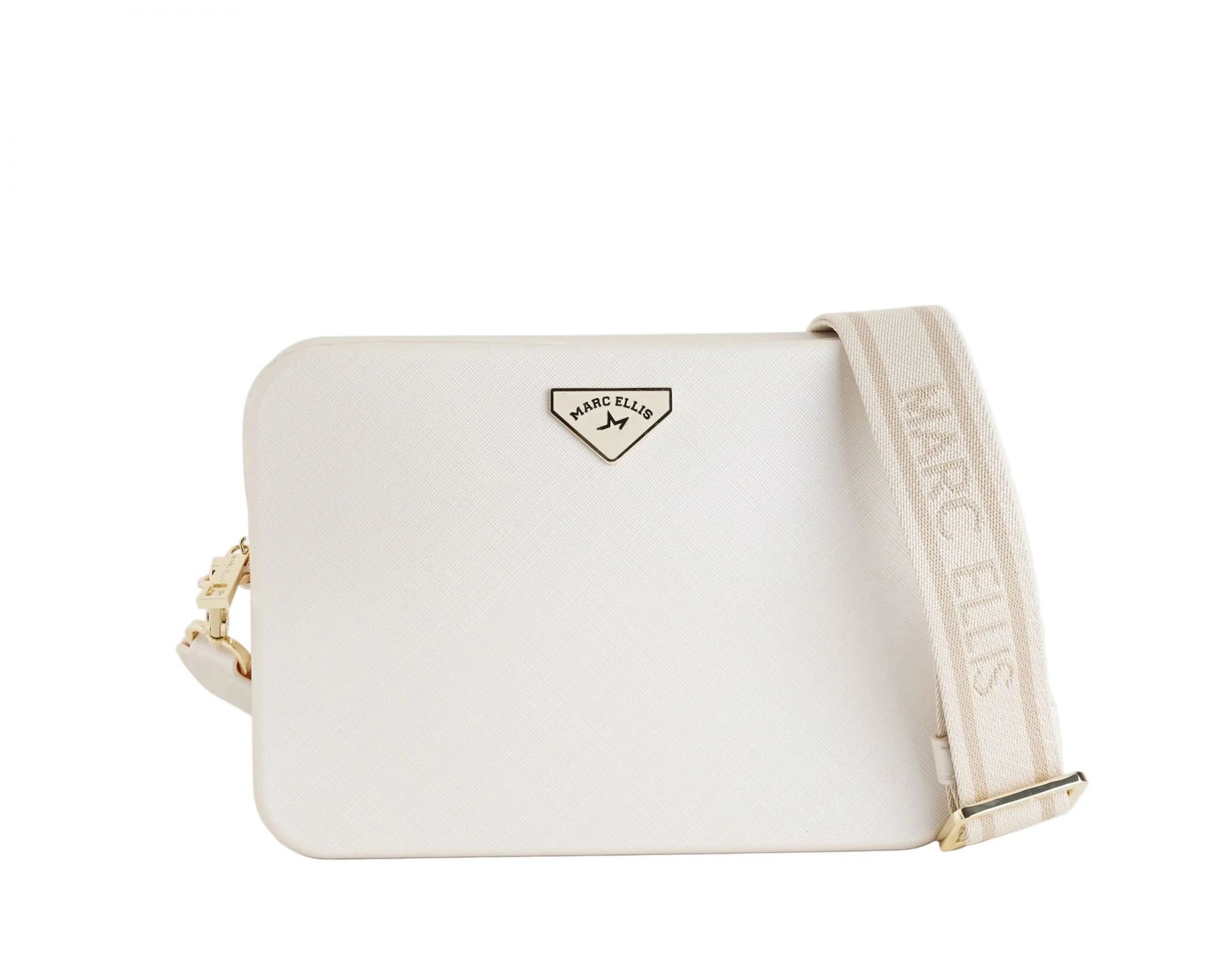 HANDBAG #MILK / LIGHT GOLD MARC ELLIS Bags FLAT FLOWE 26