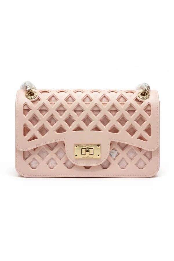 HANDBAG #LIGHT ROSE / LIGHT GOLD MARC ELLIS Bags FLAT BASKET
