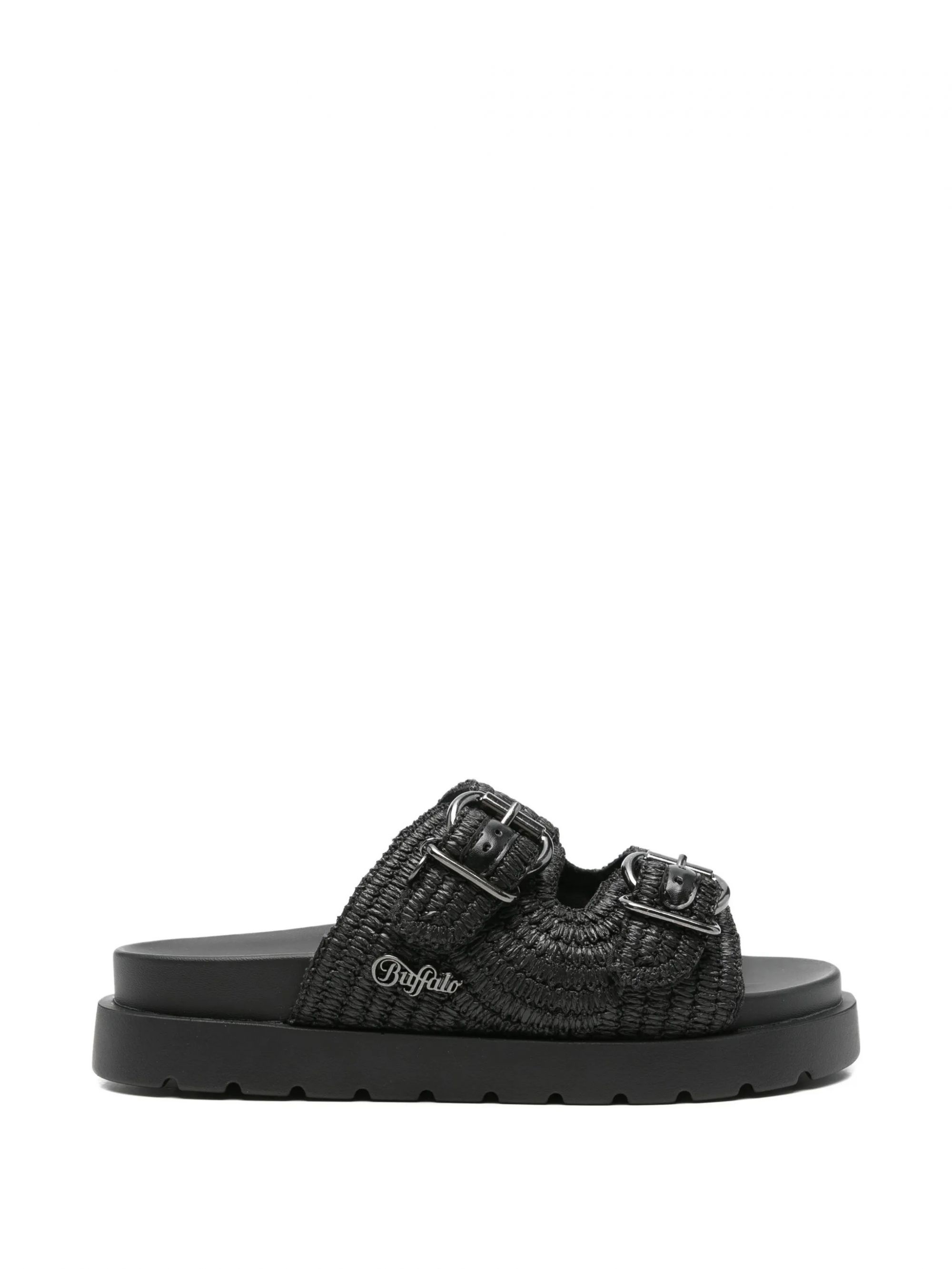 RAYA ARI BO-VEGAN RAFFIA #BLACK BUFFALO Shoes 1602336-XA