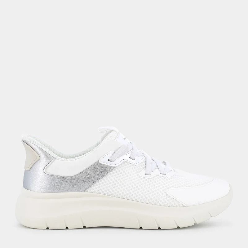 D PLUMMERY PLUS WHITE/SILVER #C0007 GEOX Scarpe D670JB 014AJ C0007