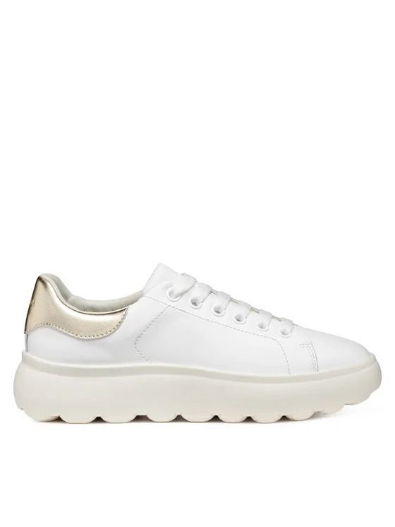 D SPHERICA WHITE/LT GOLD #C1327 GEOX Scarpe D45TCD 085BN C1327