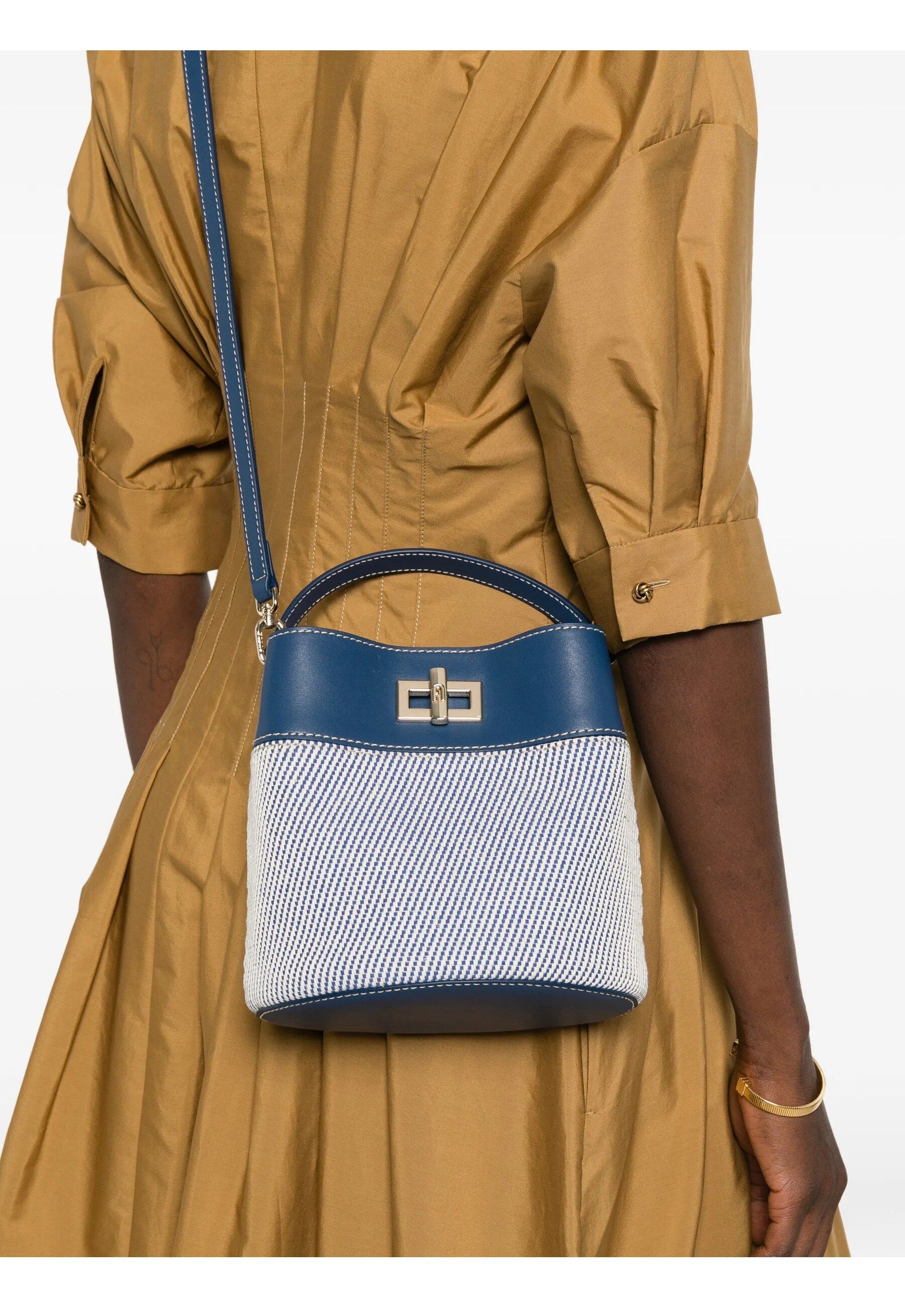 AMELIA MINI BUCKET BAG #INDINGO FURLA Bags WE00879 BX4421 4296S 1007