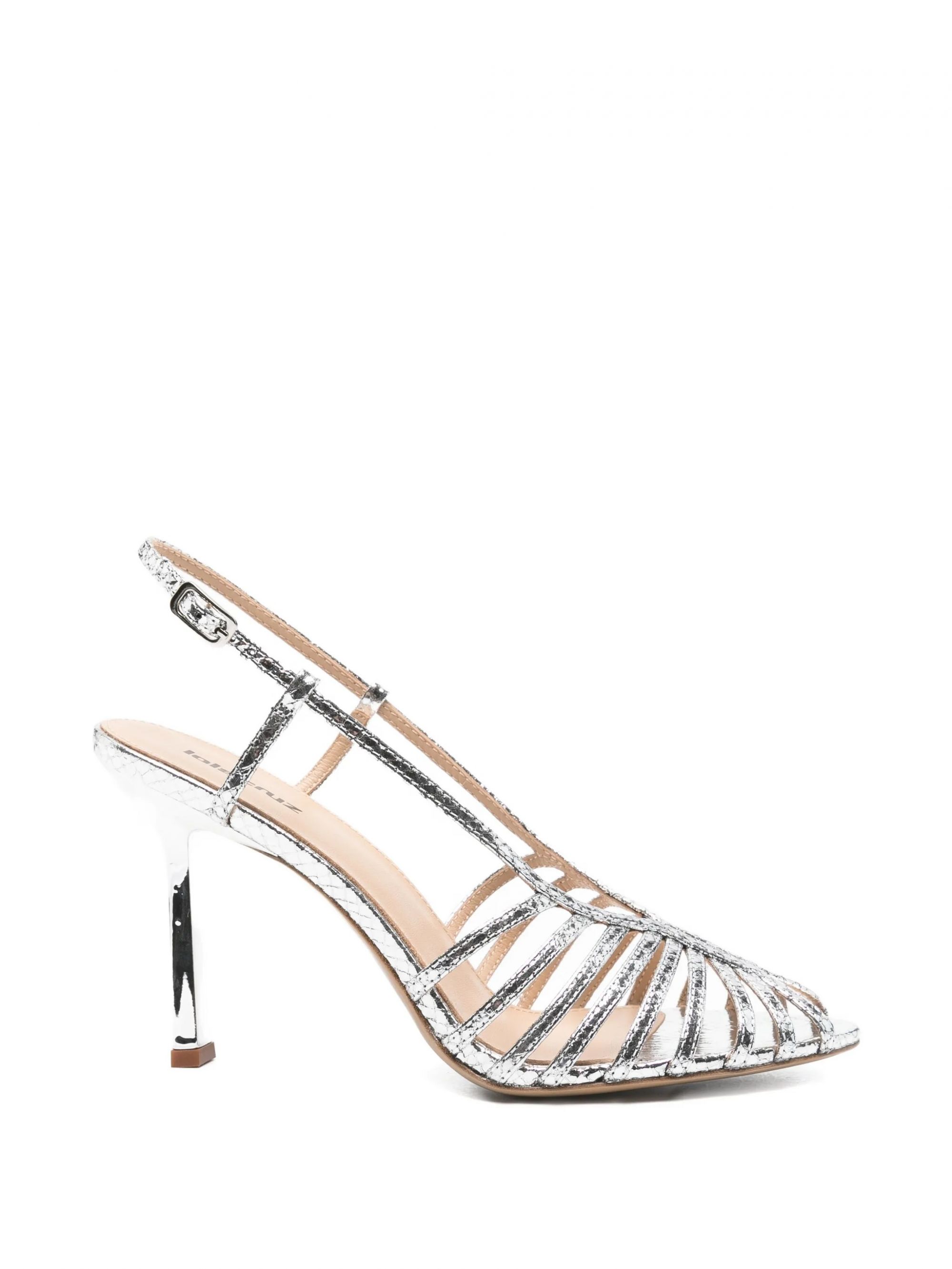 SANDALIAS TACON #SILVER LOLA CRUZ Shoes 133Z51BK